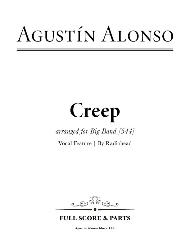 "Creep" (Radiohead) - Big Band Arrangement (feat. Voice)