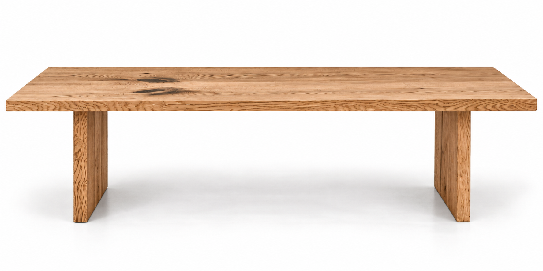 Minimalist Oak Slab-Leg Table.png