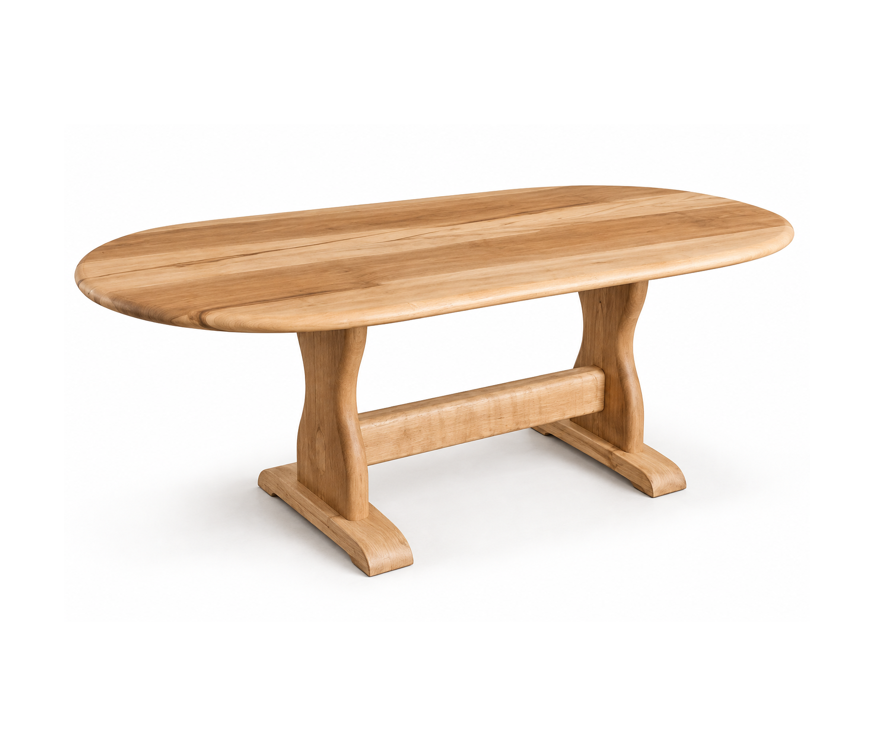 Natural Oak Trestle Dining Table.png