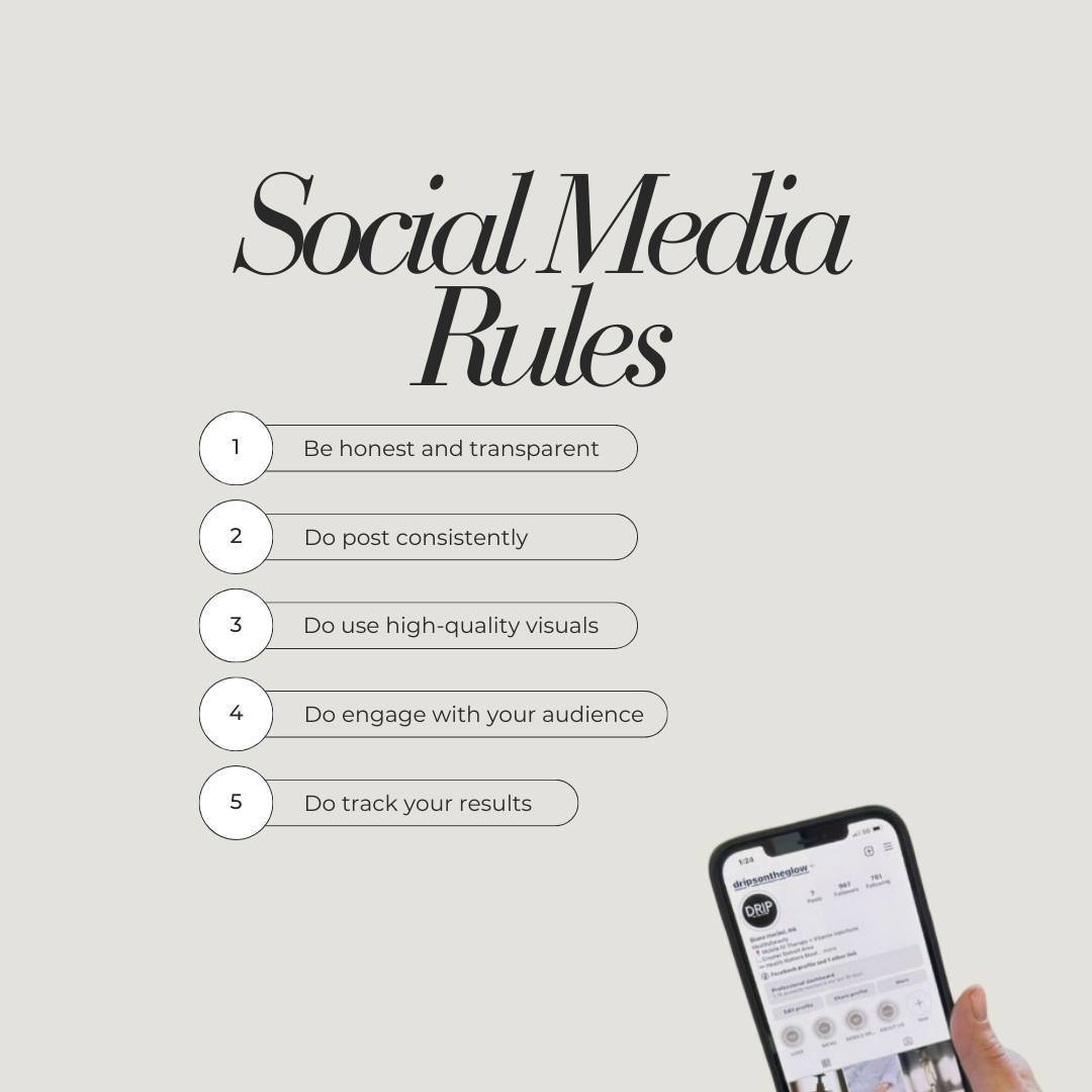 Did you know there are important social media rules for businesses? Ace your online presence with these 5 simple guidelines!