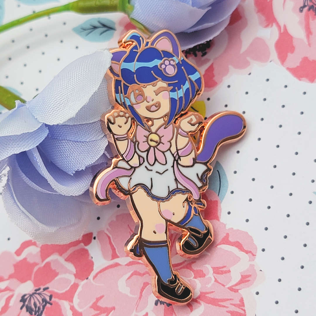 Mewberry Gijinka Enamel Pin