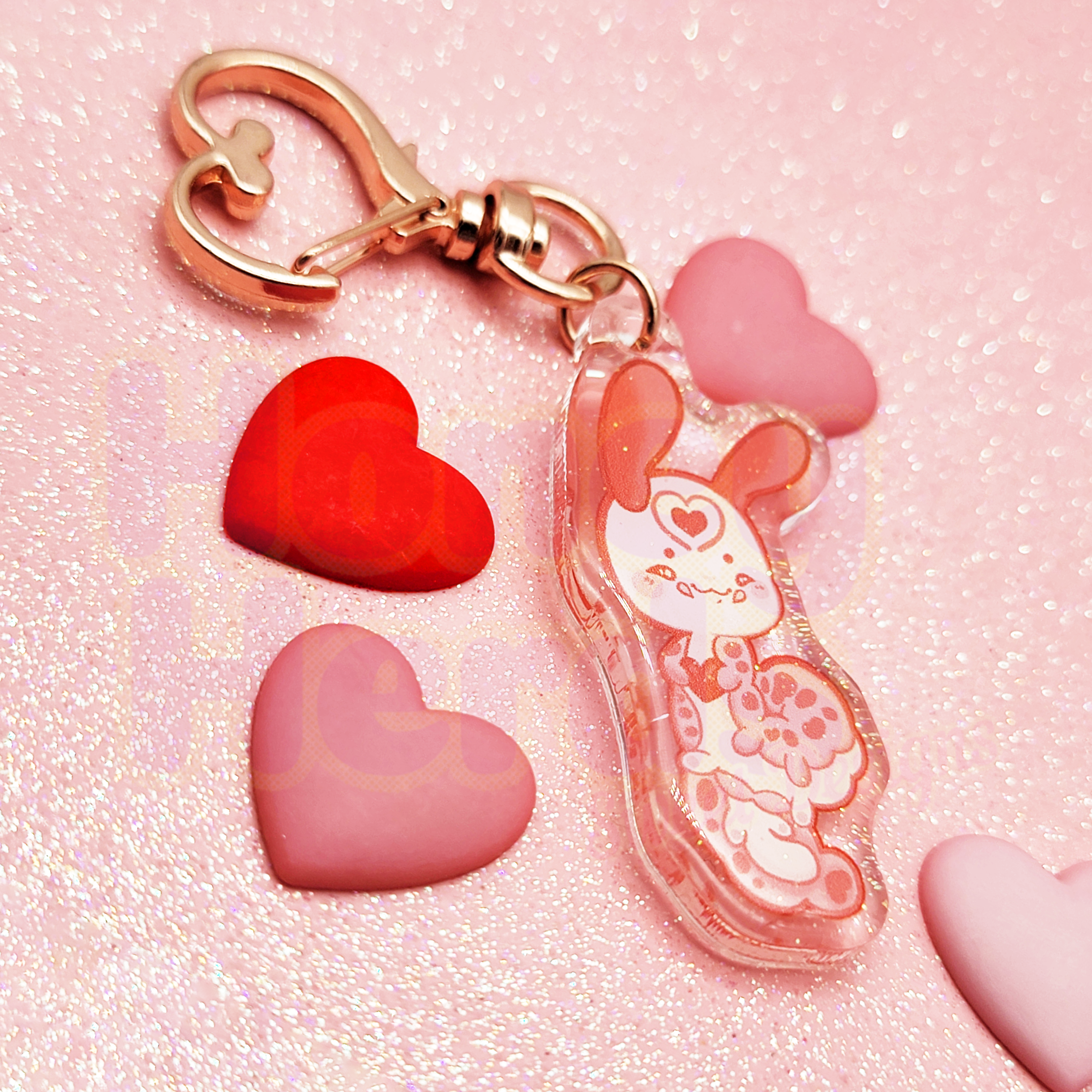 Cuddlepillar Acrylic Charm