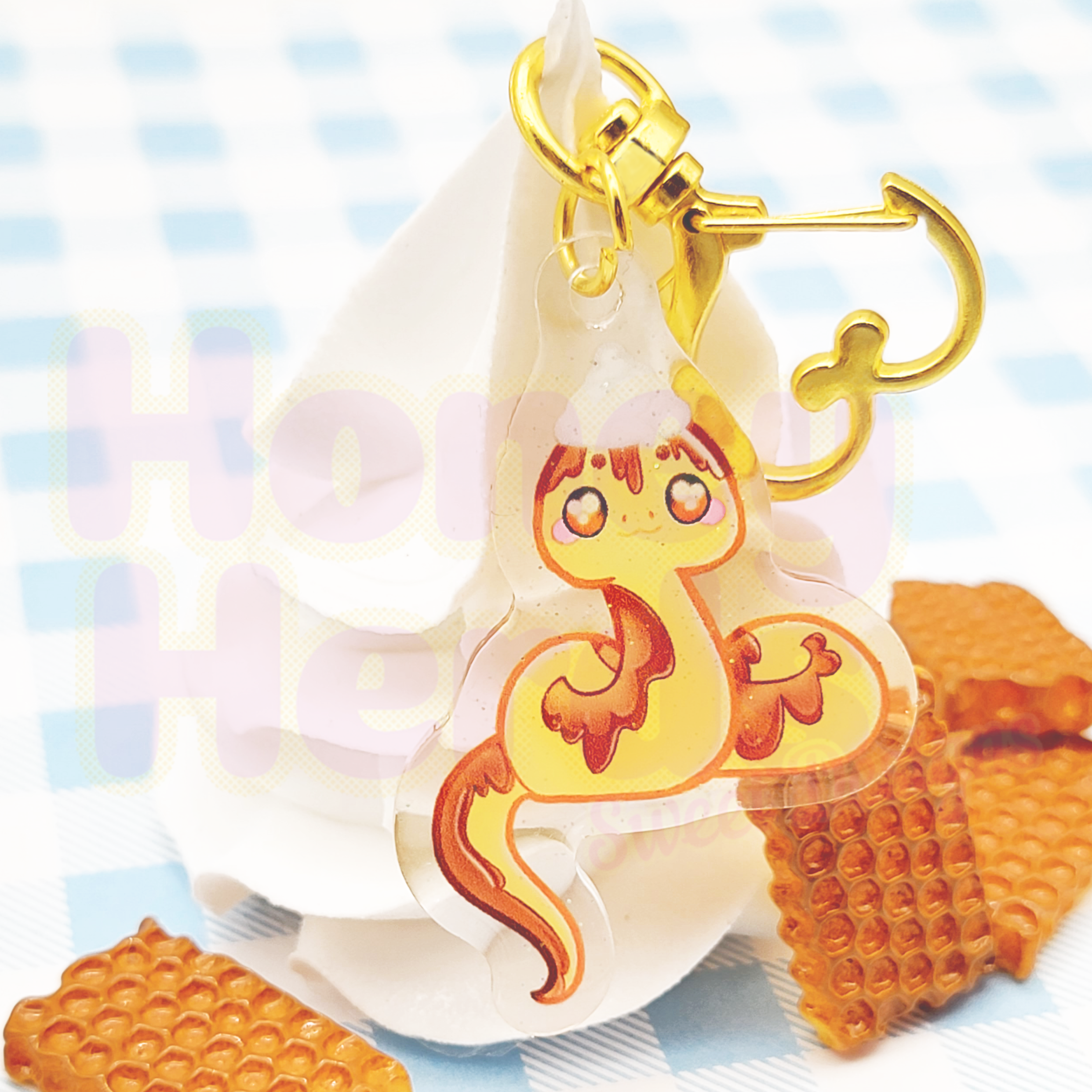 Flanaconda Acrylic Charm