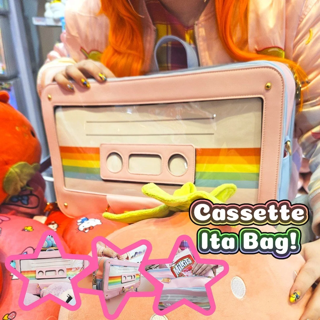 Now available on my website!! I even put them at a slight discount since this is technically their online debut :3 

#kawaii #cute #itabag #itabags #jfashion #cassette #retro #indie #80s #90sfashion