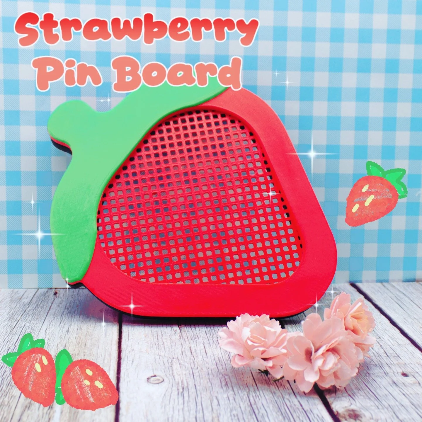Something else I've been working on!! I never have enough cute ways to display my enamel pins so I made some! 
The front is attached via magnets and the back has notches so it can be hung on a wall, the magnets mean you can swap out whichever pins yo
