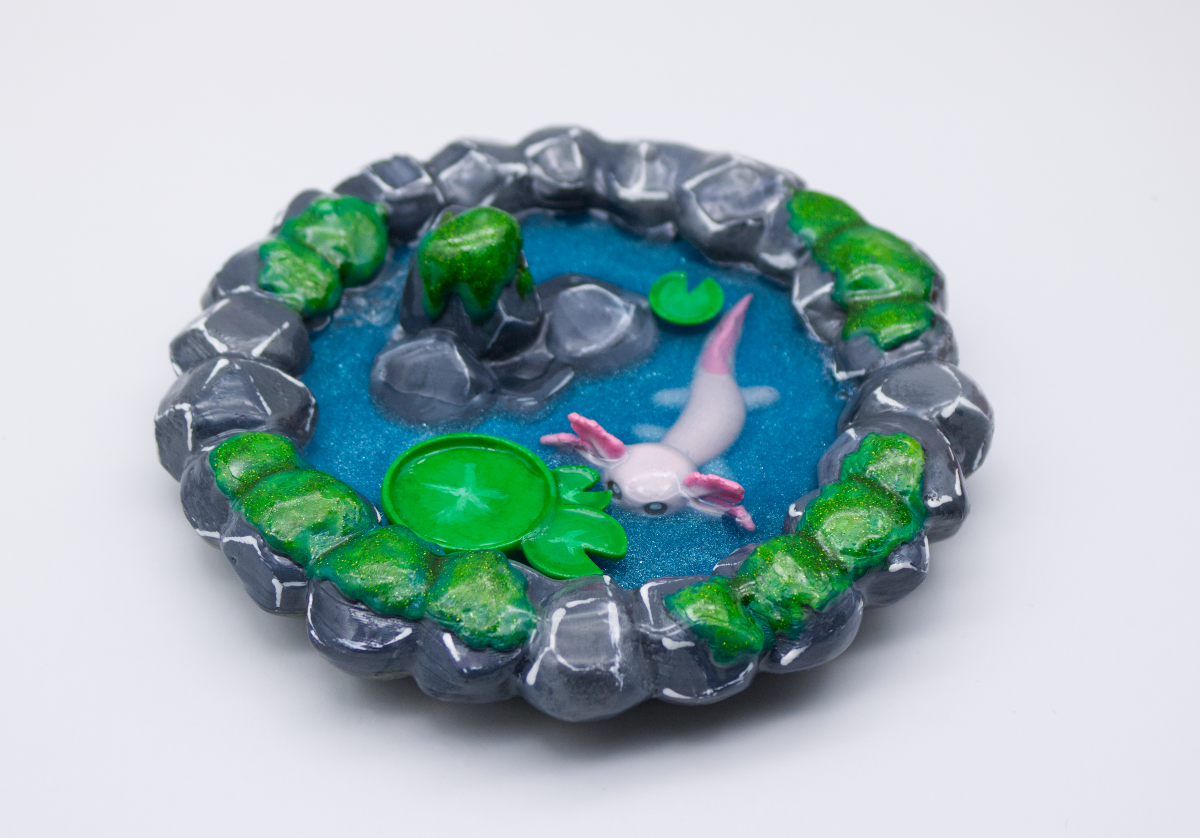 Axolotl Pond Trinket Dish