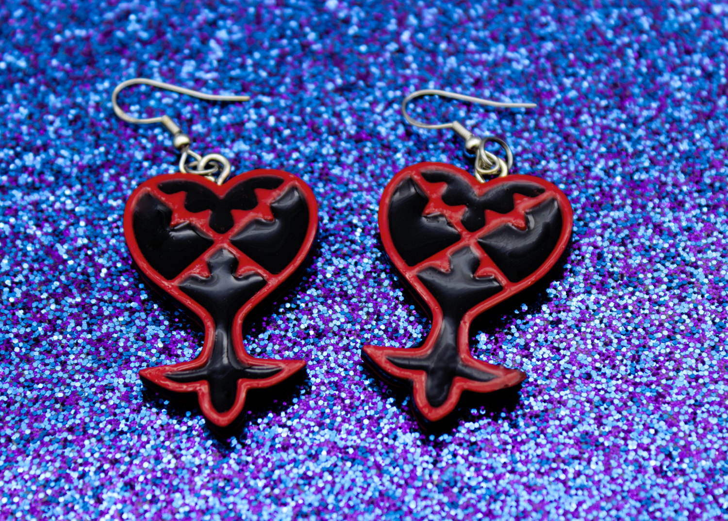 Heartless Symbol Earrings