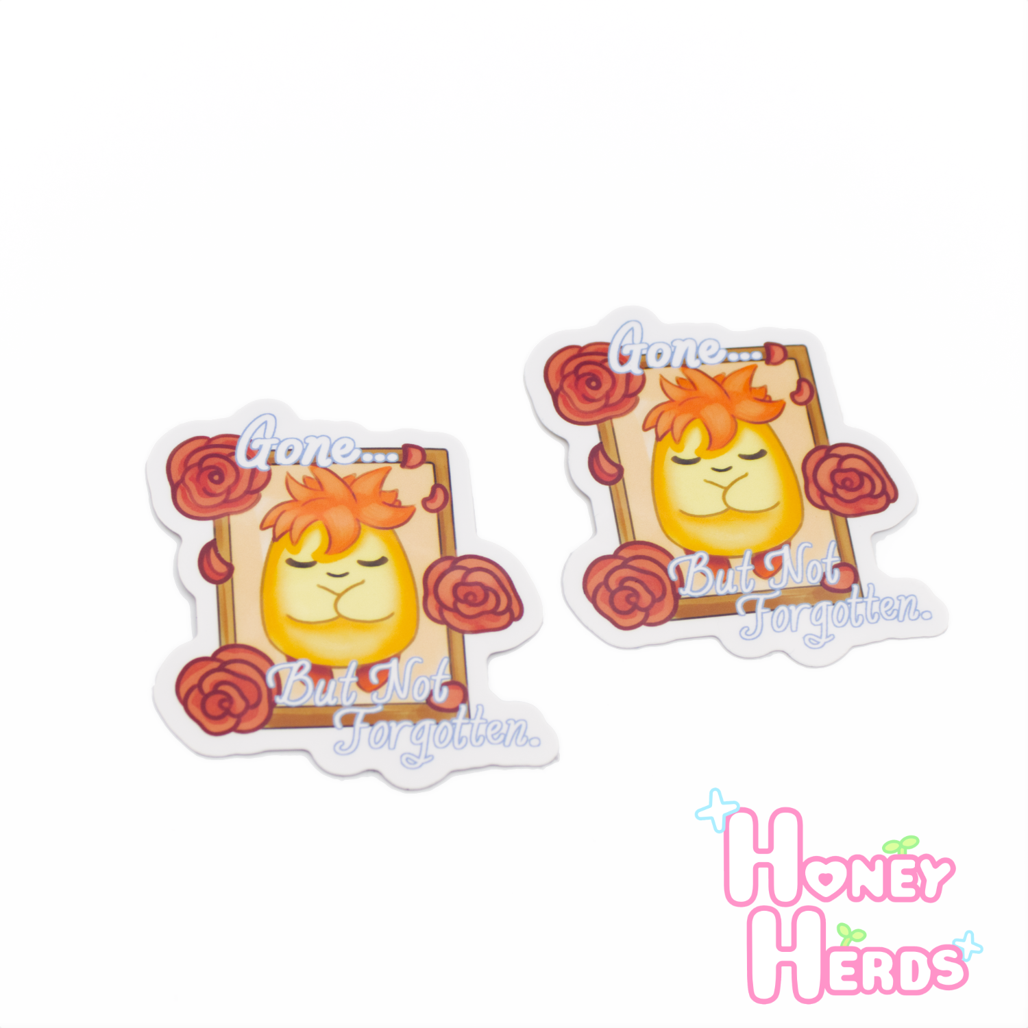 RIP Chia 'Gone But Not Forgotten' Vinyl Sticker