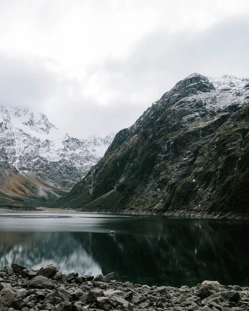 For the past few years I&rsquo;ve been escaping New Zealand in winter. I&rsquo;m mostly solar powered, and without the warmth and light of the sun, everything feels so much smaller. 

But, this year I was here. I got my first set of micro spikes, and