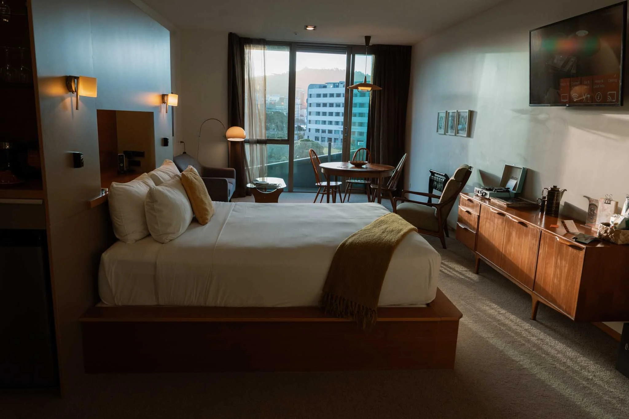 A sun-drenched room at Ohtel Wellington