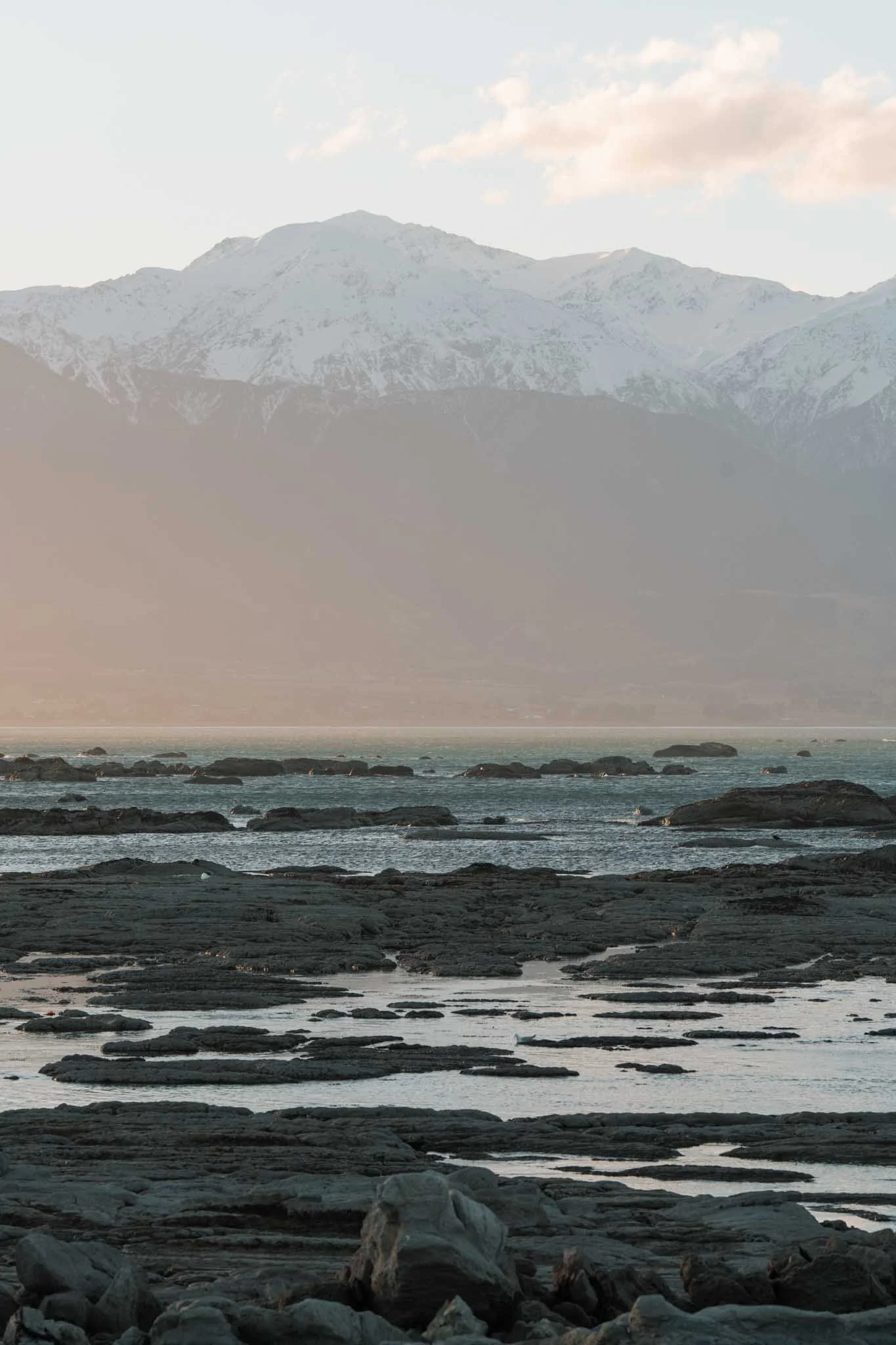 Sunset views from Point Kean in Kaikoura
