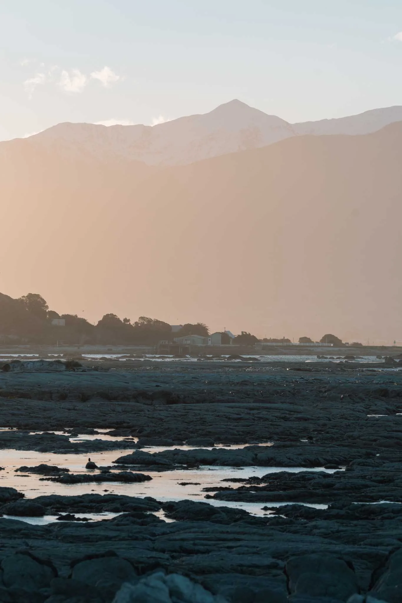 Sunset views from Point Kean in Kaikoura