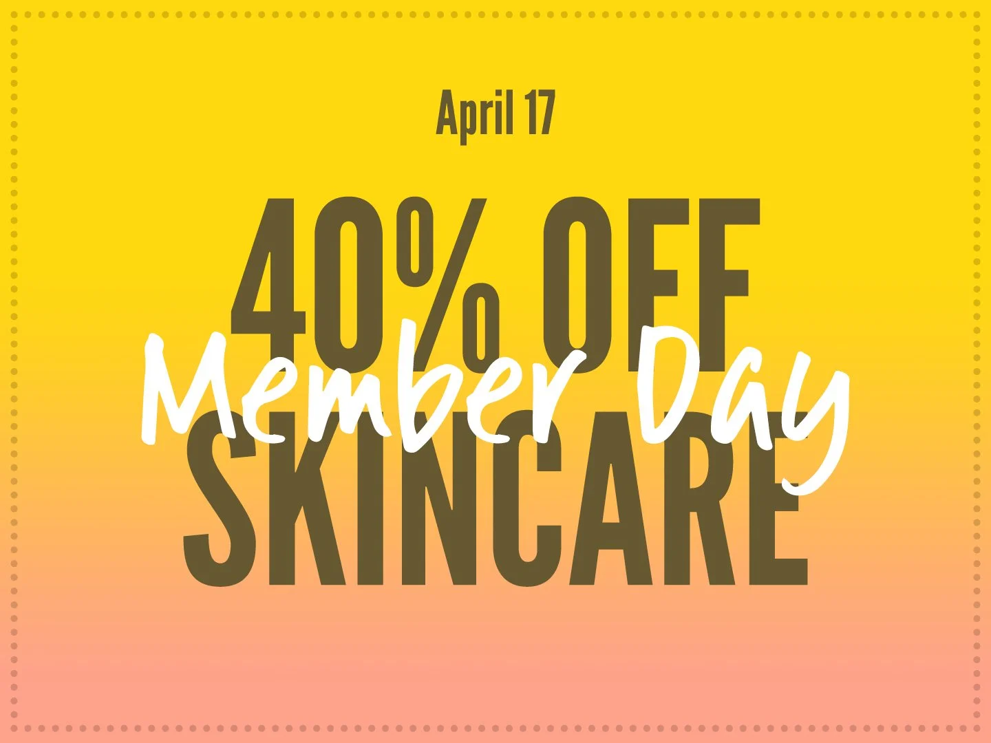 40% Off Skincare