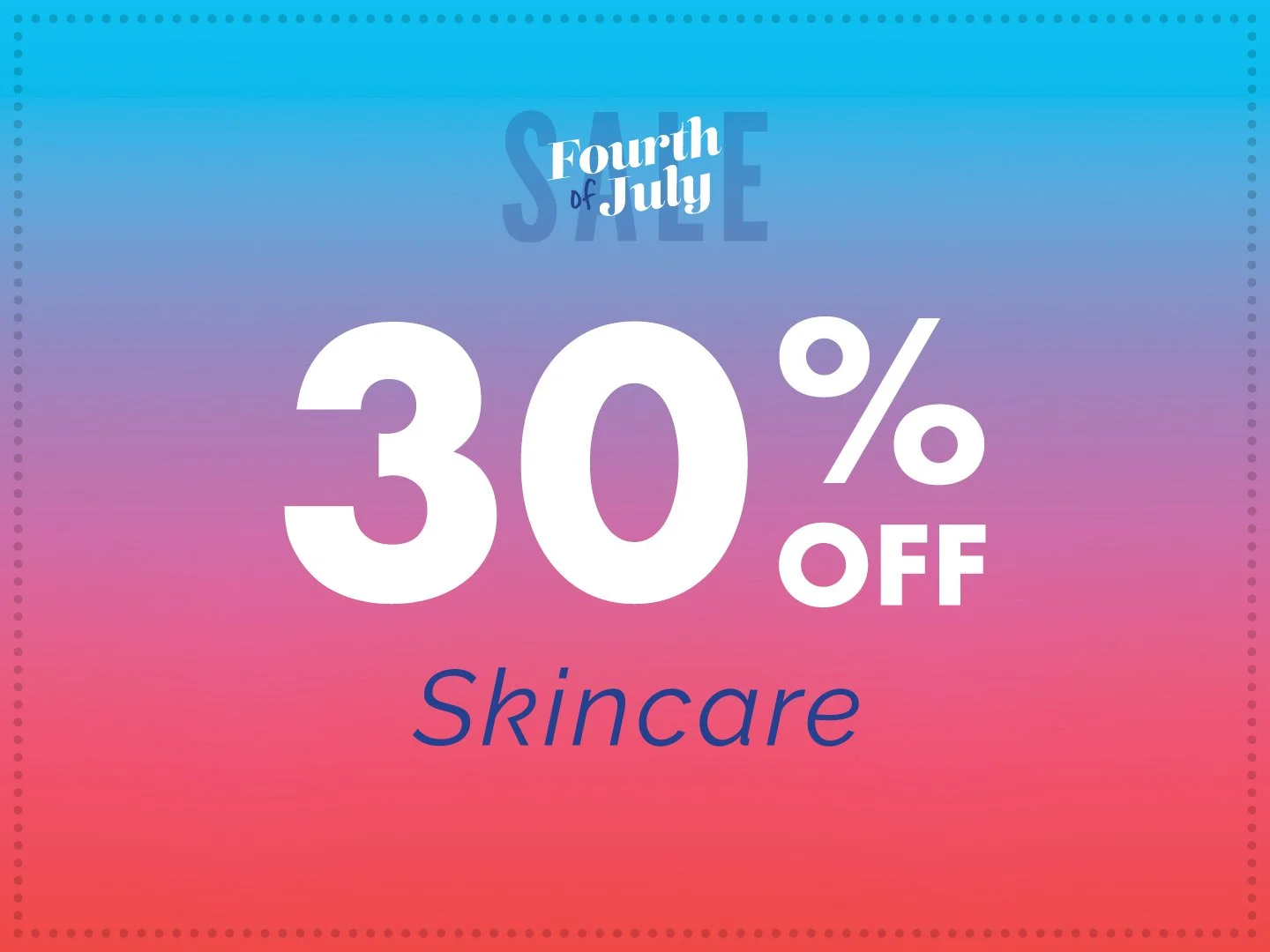 30% Off Skincare