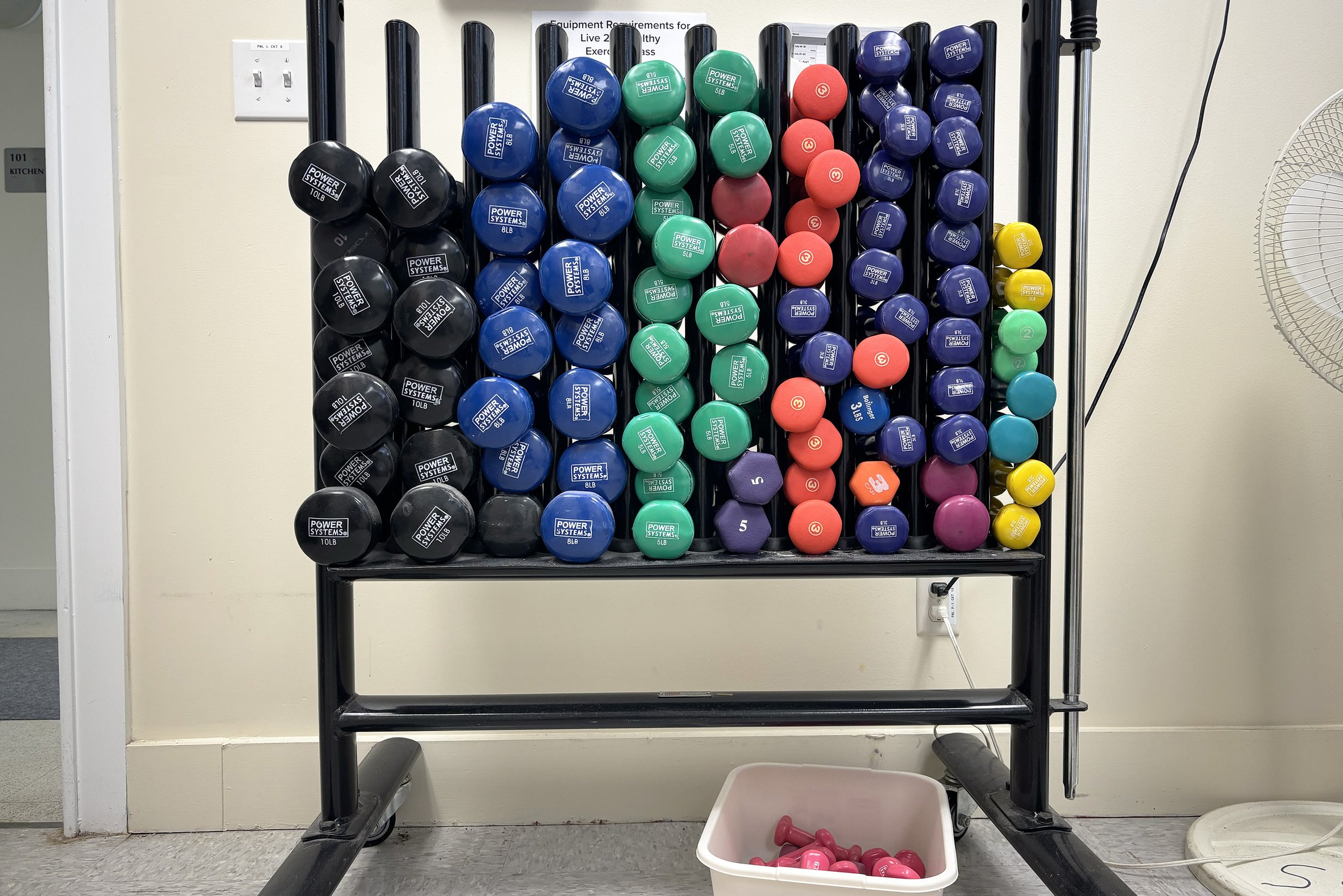 How to Choose Dumbbells for the Polk County Southside Senior Center Exercise Class