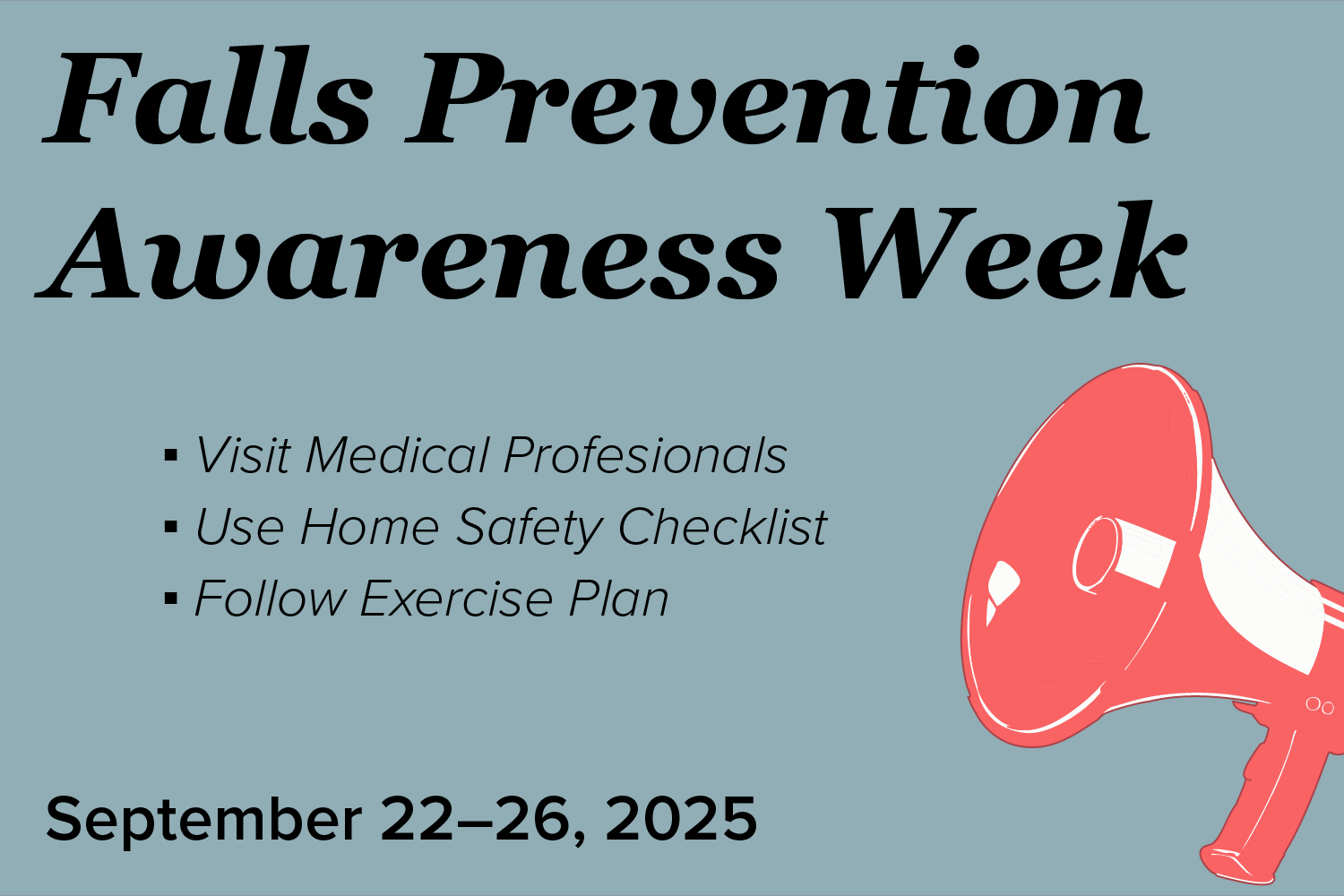 Falls Prevention Awareness Week