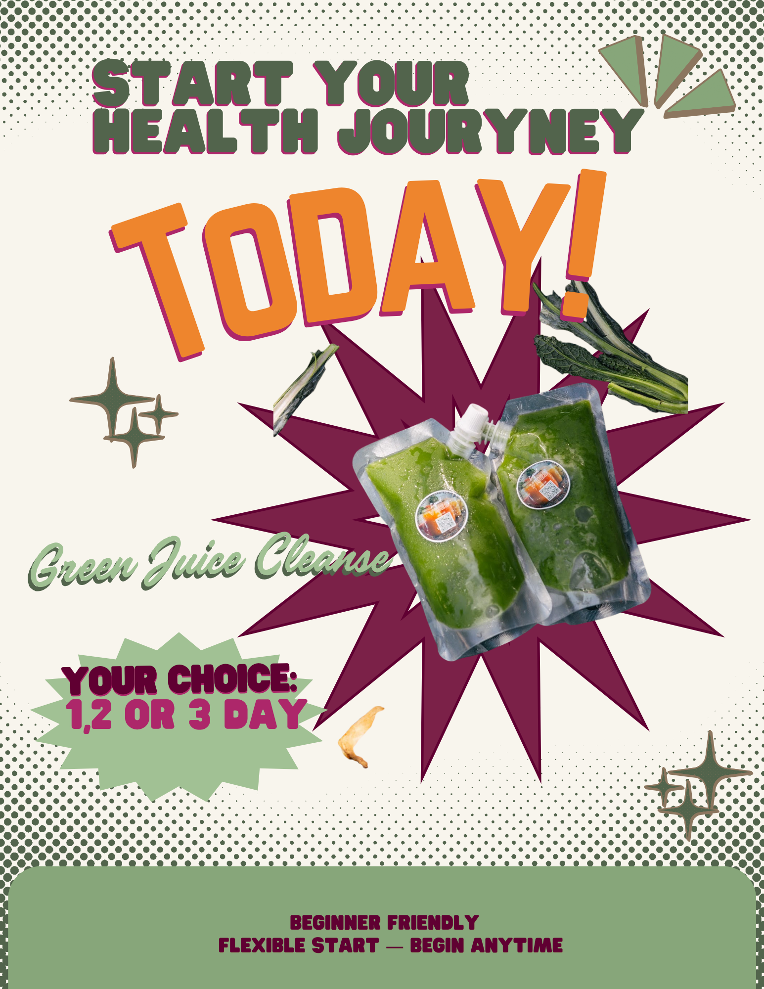Detox Cleanse - Your Choice 1 Day, 2 Day or 3!