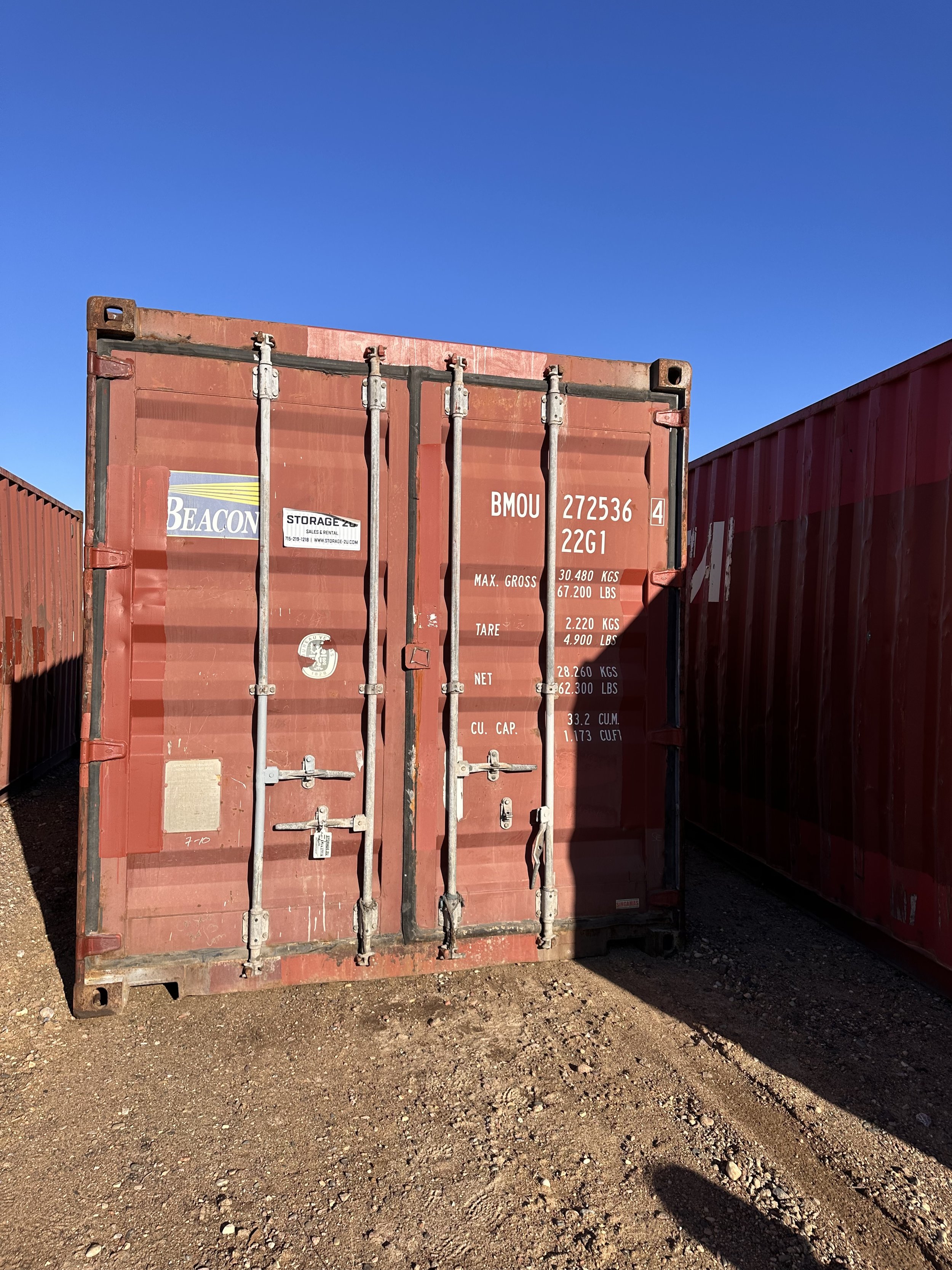 20’ GRADE THREE - BMOU 272536 | $2,550