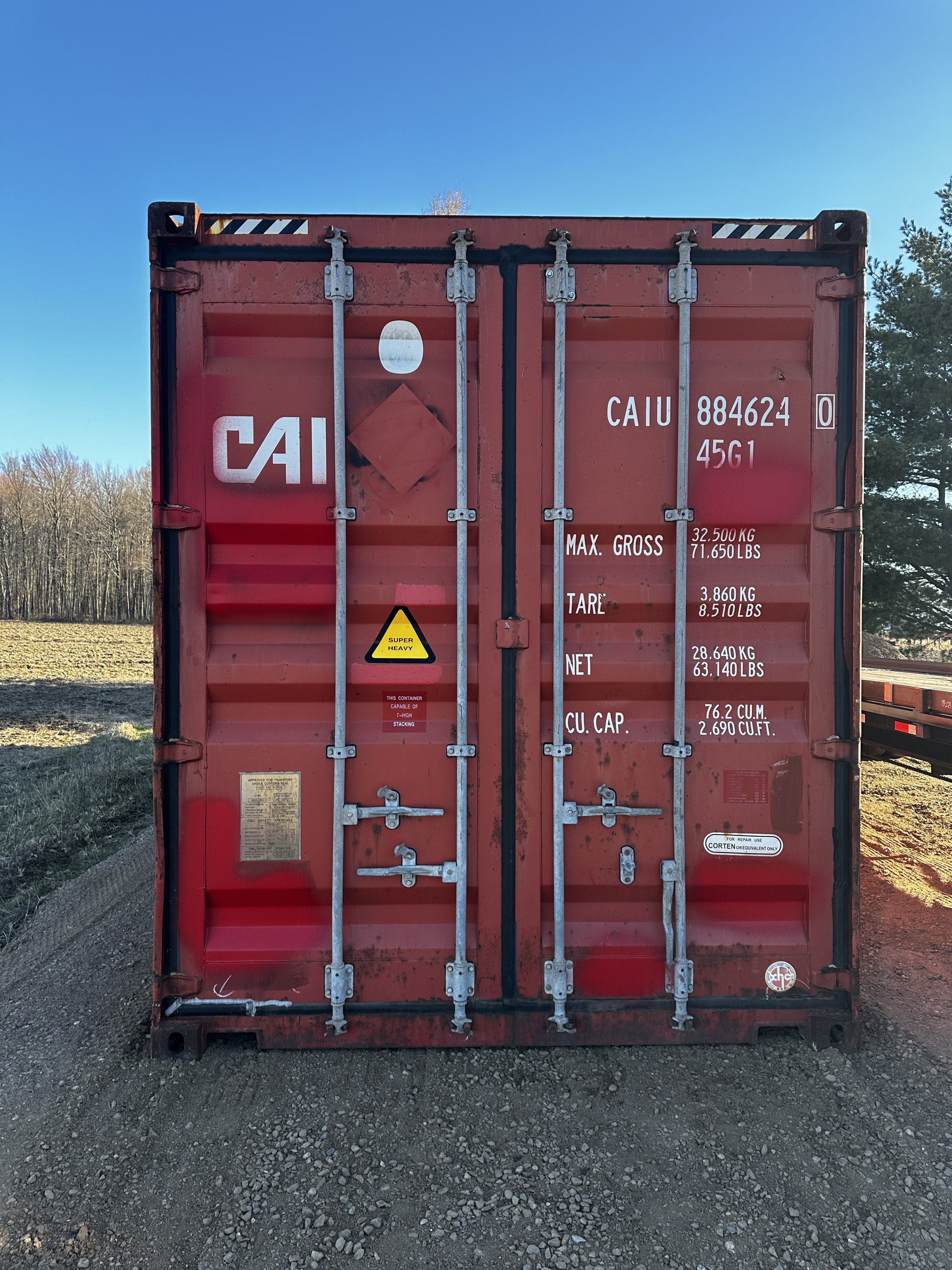 40’ GRADE THREE - CAIU 884624 | $3,300