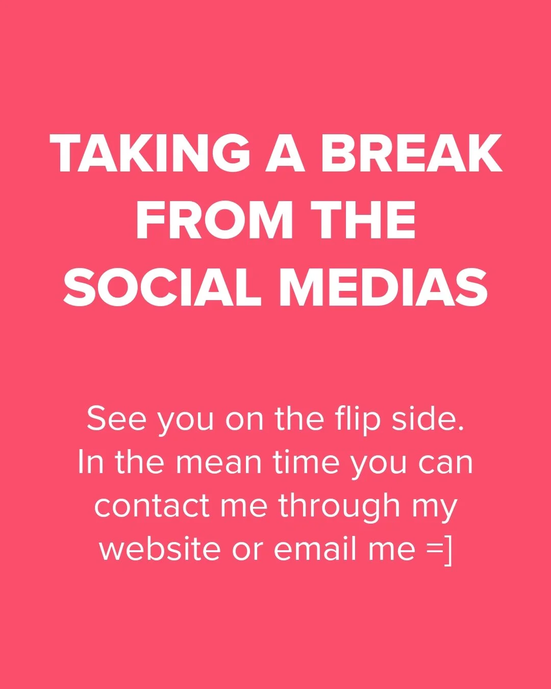 I'll be back next year.