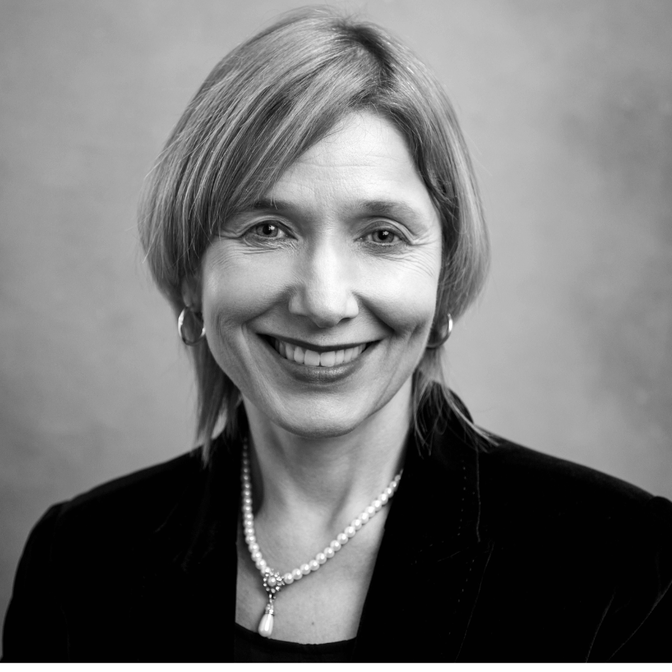 professional headshot of Dr. Regina Petterson, in black and white