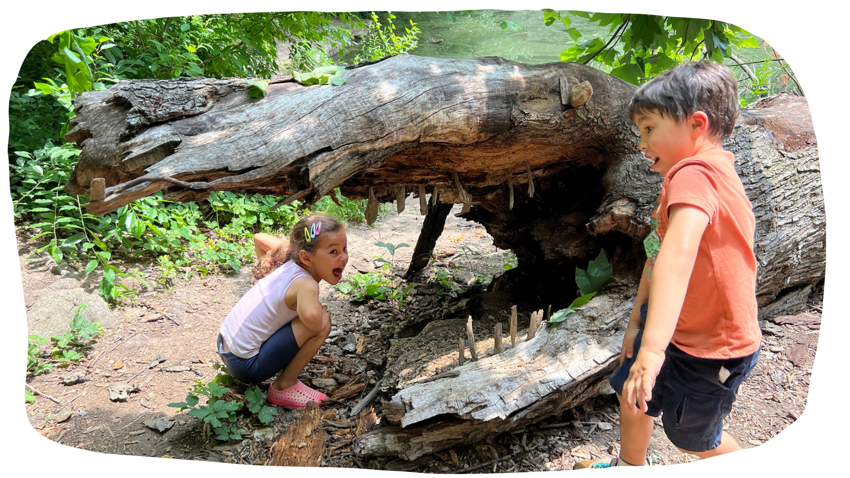 Kids being eaten by an alligator in Prospect Park
