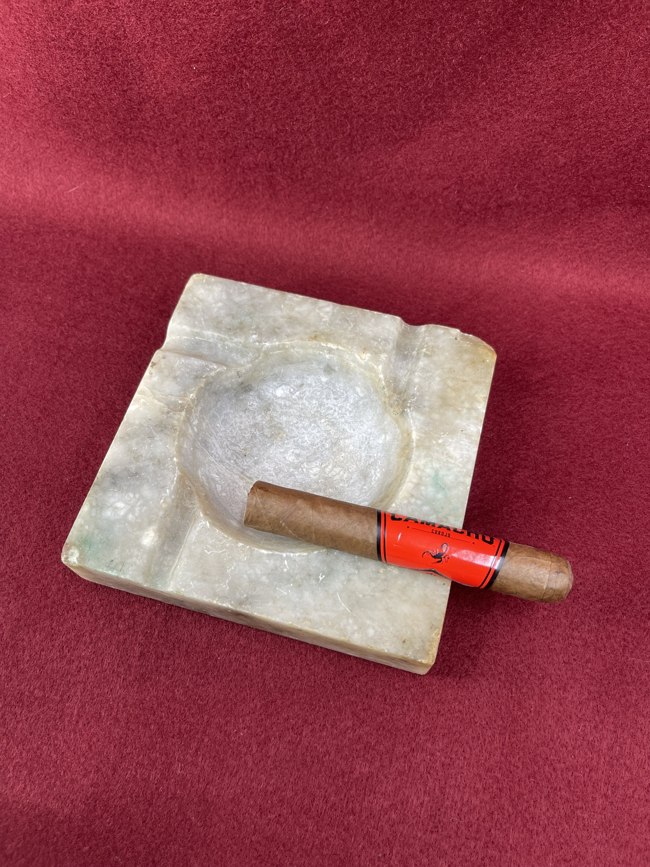 XL MCM MARBLE CIGAR ASHTRAY