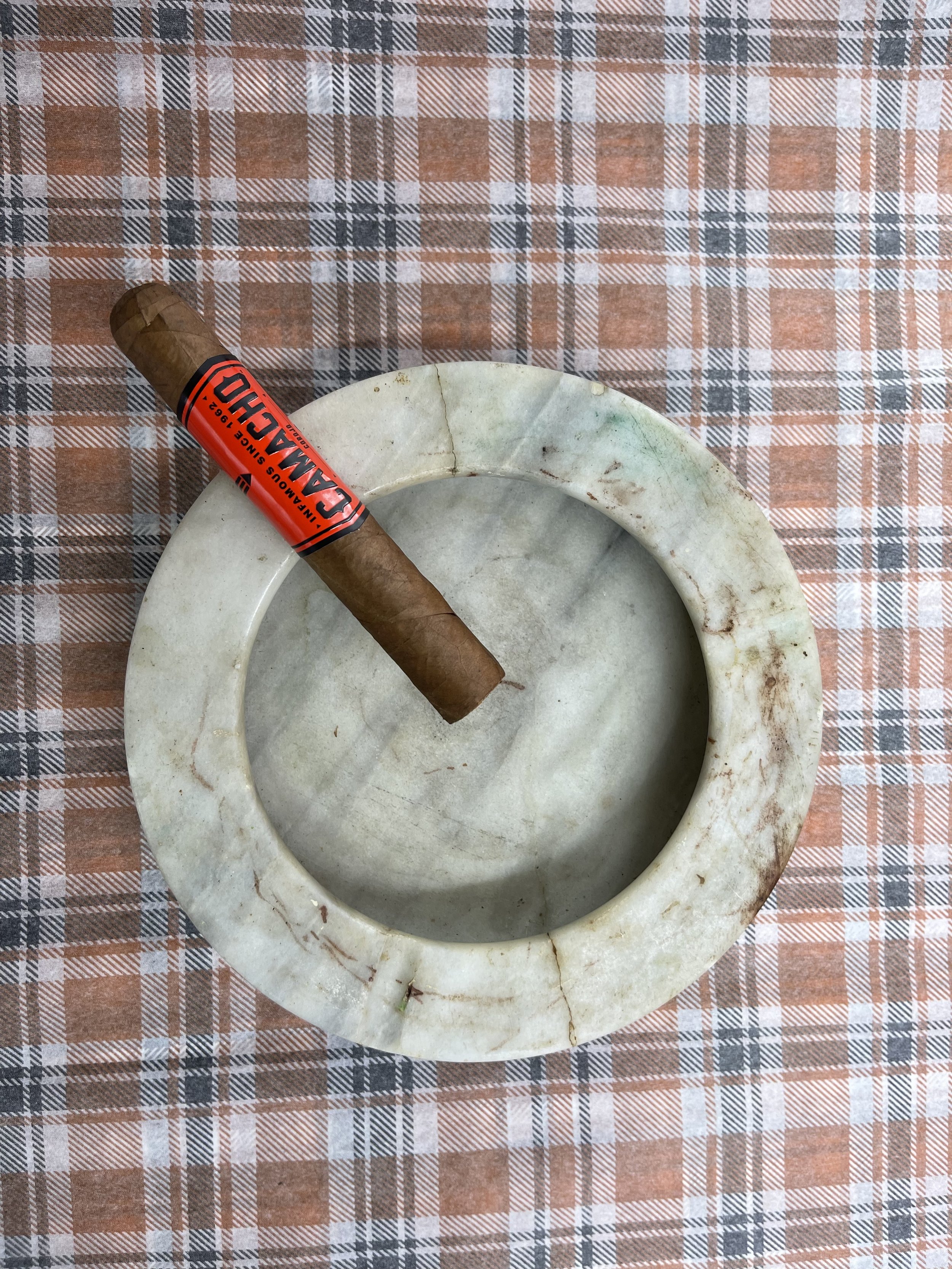 XL MCM MARBLE ASHTRAY