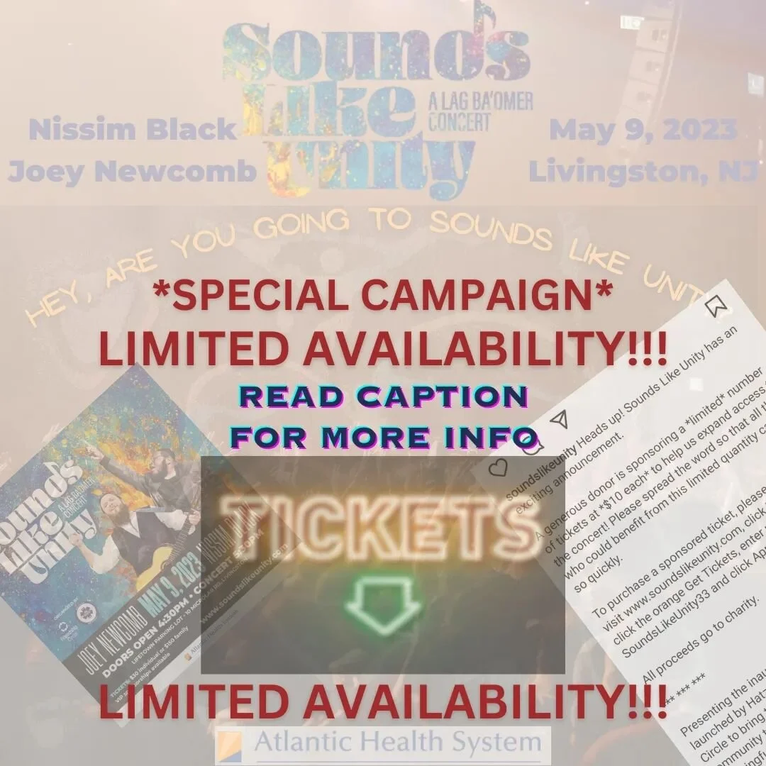 Heads up! Sounds Like Unity has an exciting announcement. 

A generous donor is sponsoring a *limited* number of tickets at *$10 each* to help us expand access to the concert! Please spread the word so that all those who could benefit from this limit