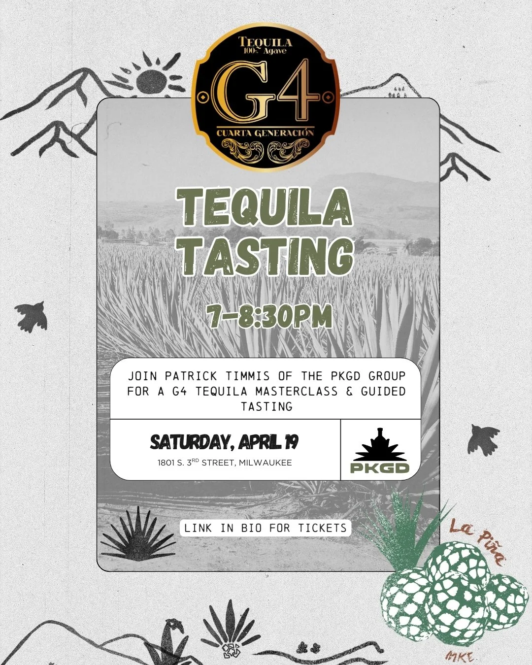 G4 Tequila Tasting hosted by Patrick Timmis