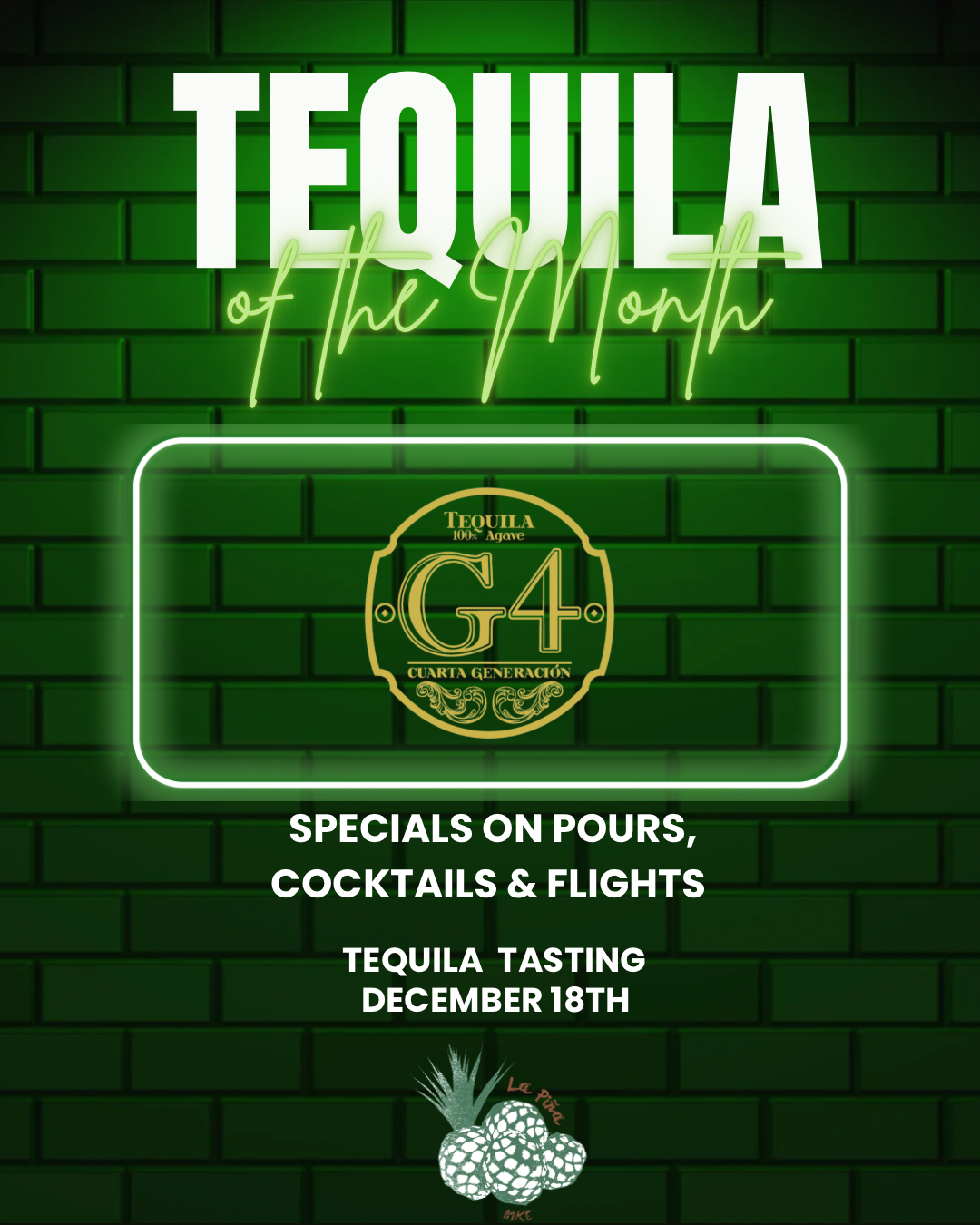 TOTM: G4 Tequila - December