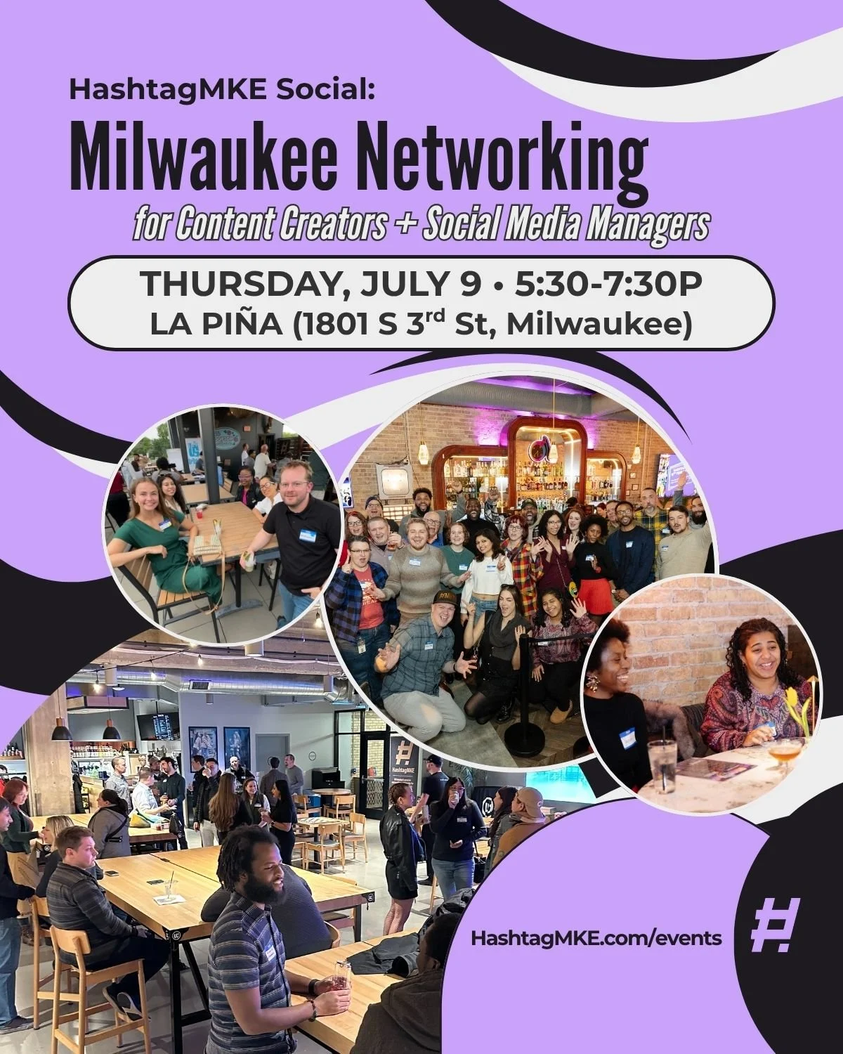 HashtagMKE Social at La Piña