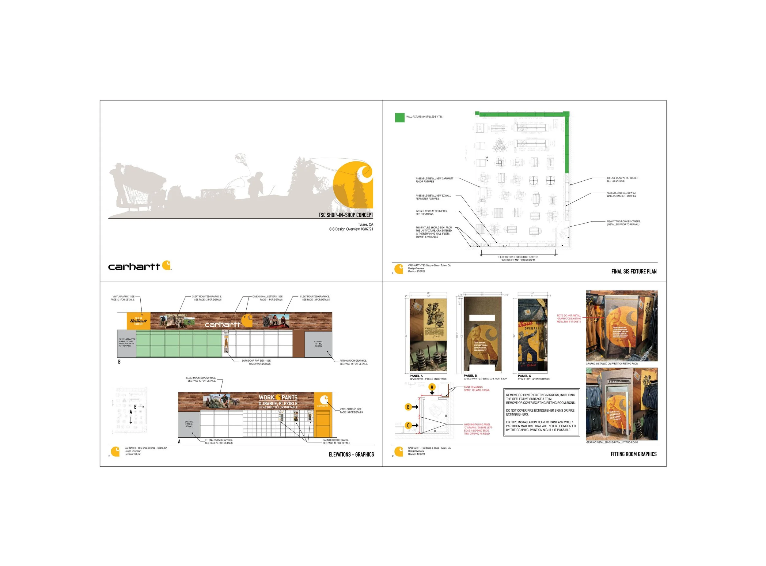 Shop-In-Shop Design Installation Guide For Carhartt