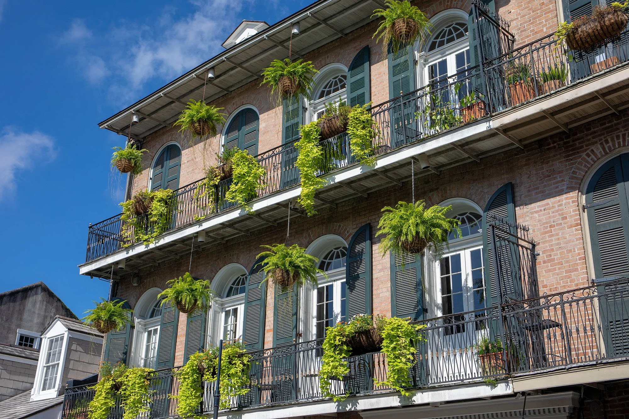 iconic new orleans building facade