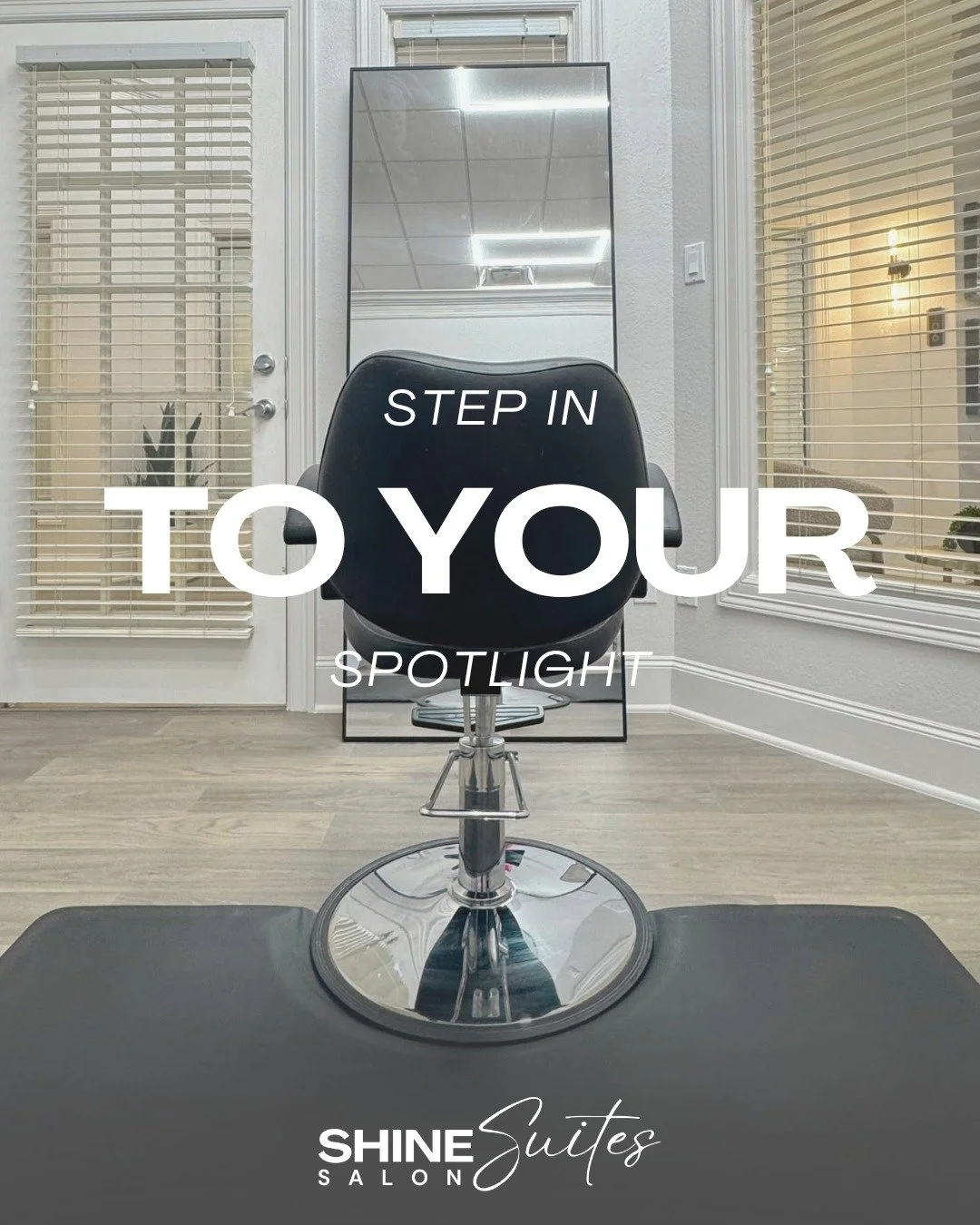 Your talent deserves more than a chair, it deserves a stage.

At Shine Suites Salon, we believe every stylist and aesthetician has a spotlight waiting for them. This is your chance to build the business you have always envisioned, on your terms, in a