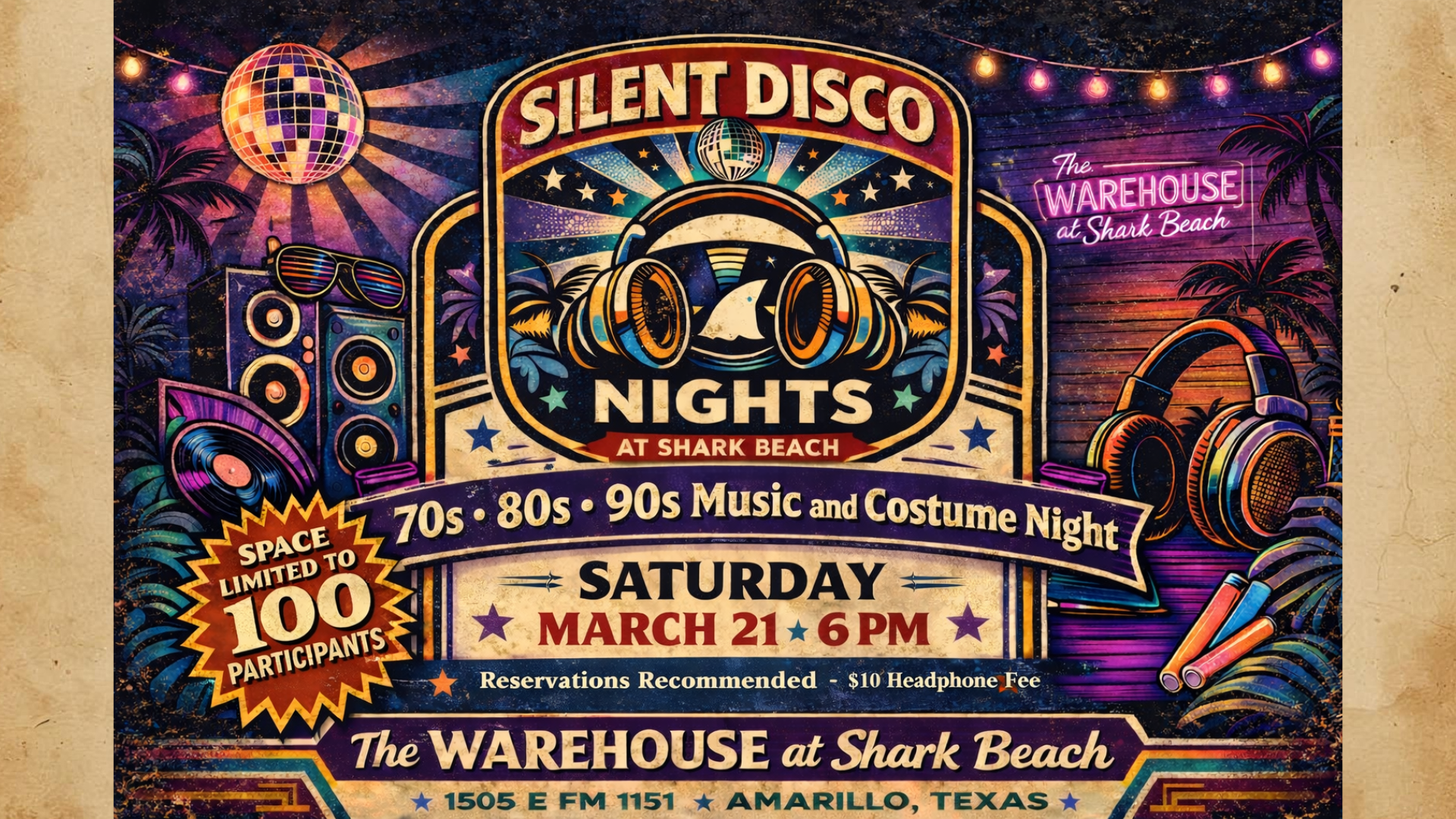 Silent Disco Night — 70s, 80s & 90s Music and Costume Night