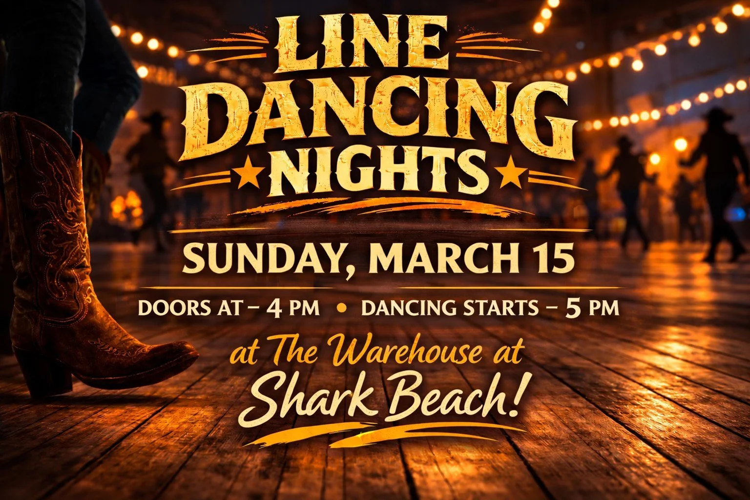 Line Dancing Night with Instructor Jacob Mann