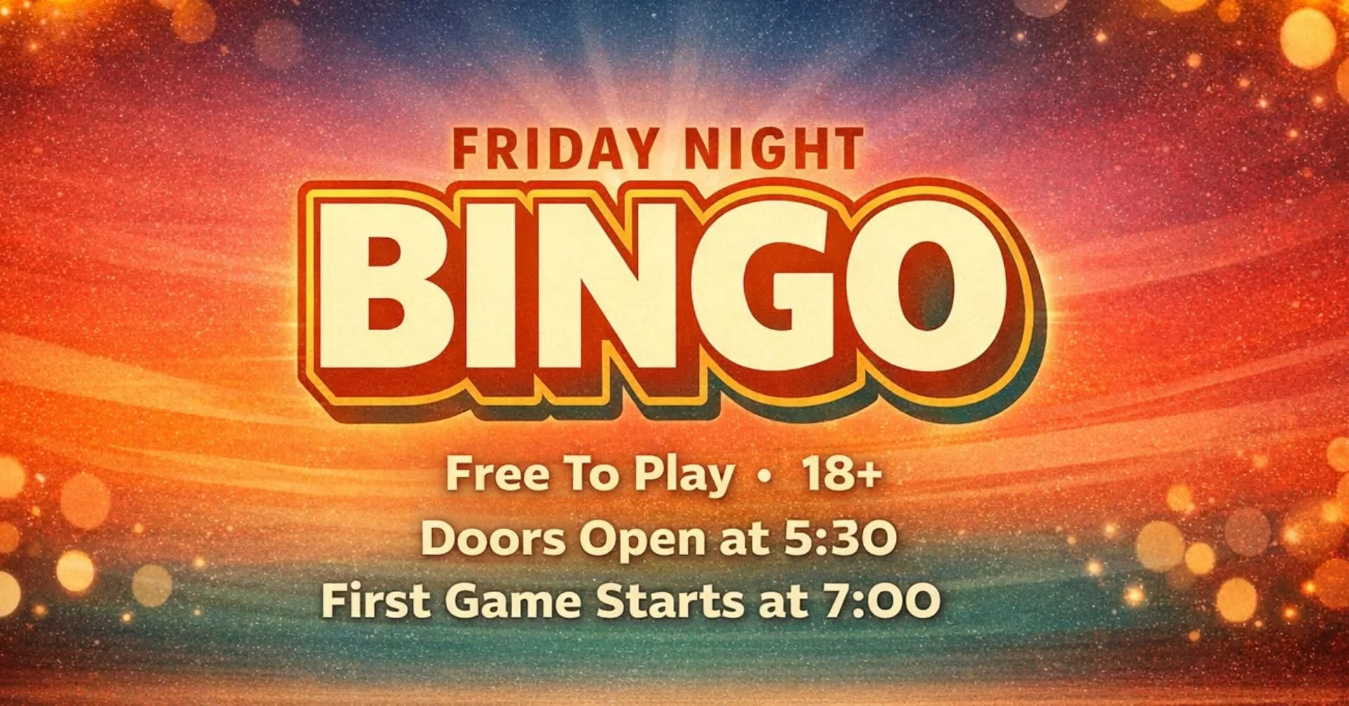 Friday Night Bingo 