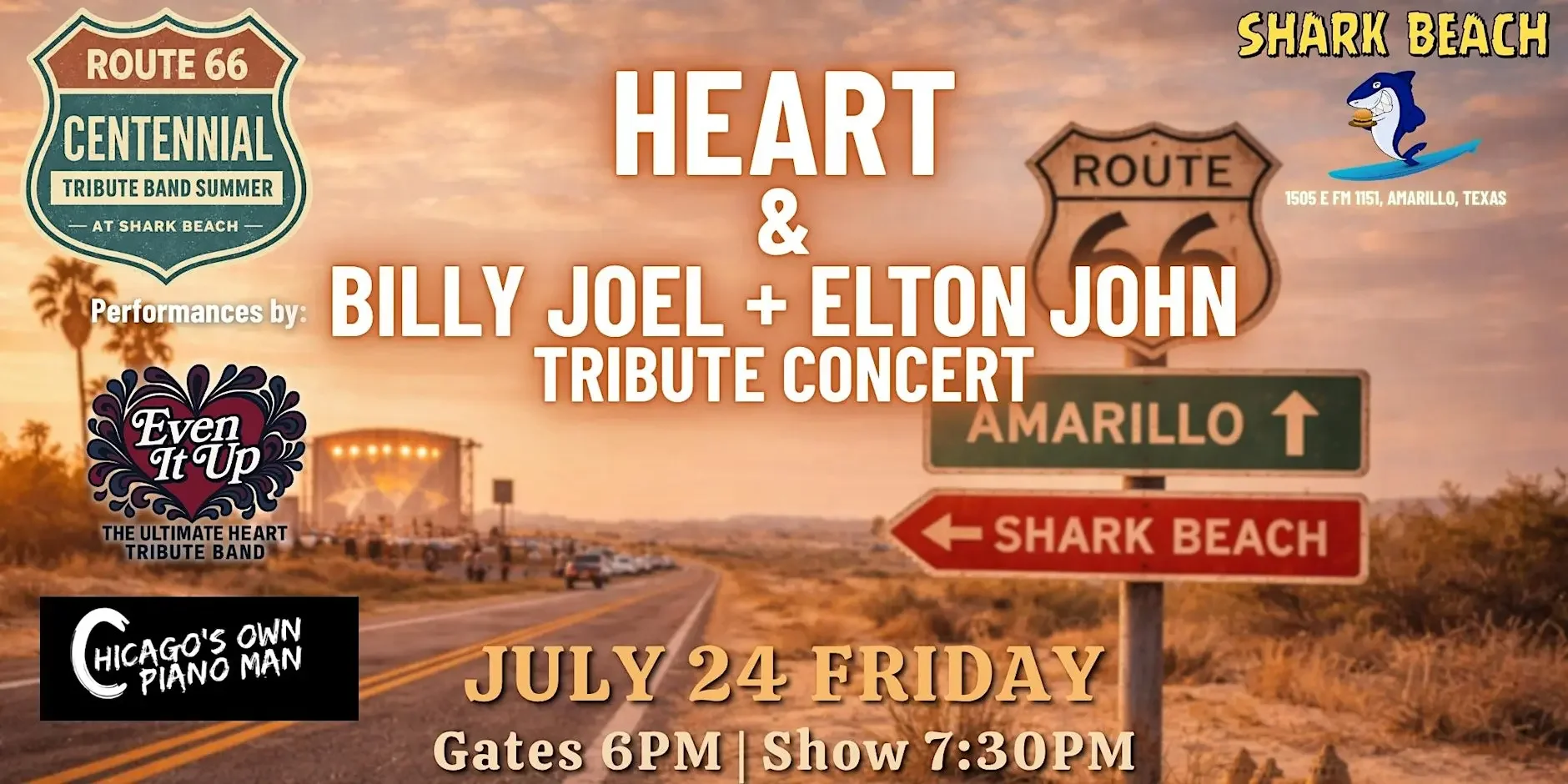 Even it Up & Chicago's Own Piano Man DOUBLE TRIBUTE to Heart & Billy/Elton LIVE