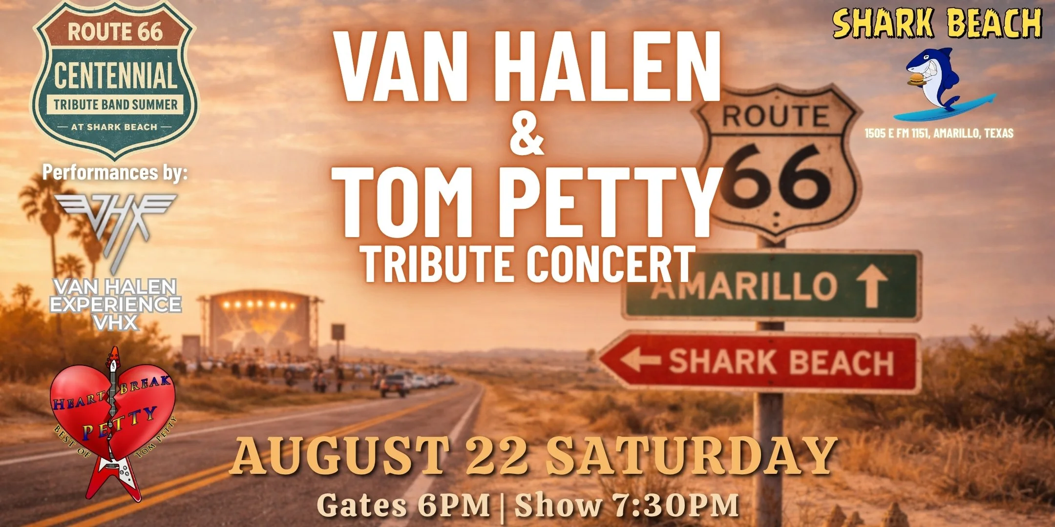 VHX & Heartbreak Petty DOUBLE TRIBUTE to Van Halen/Tom Petty LIVE