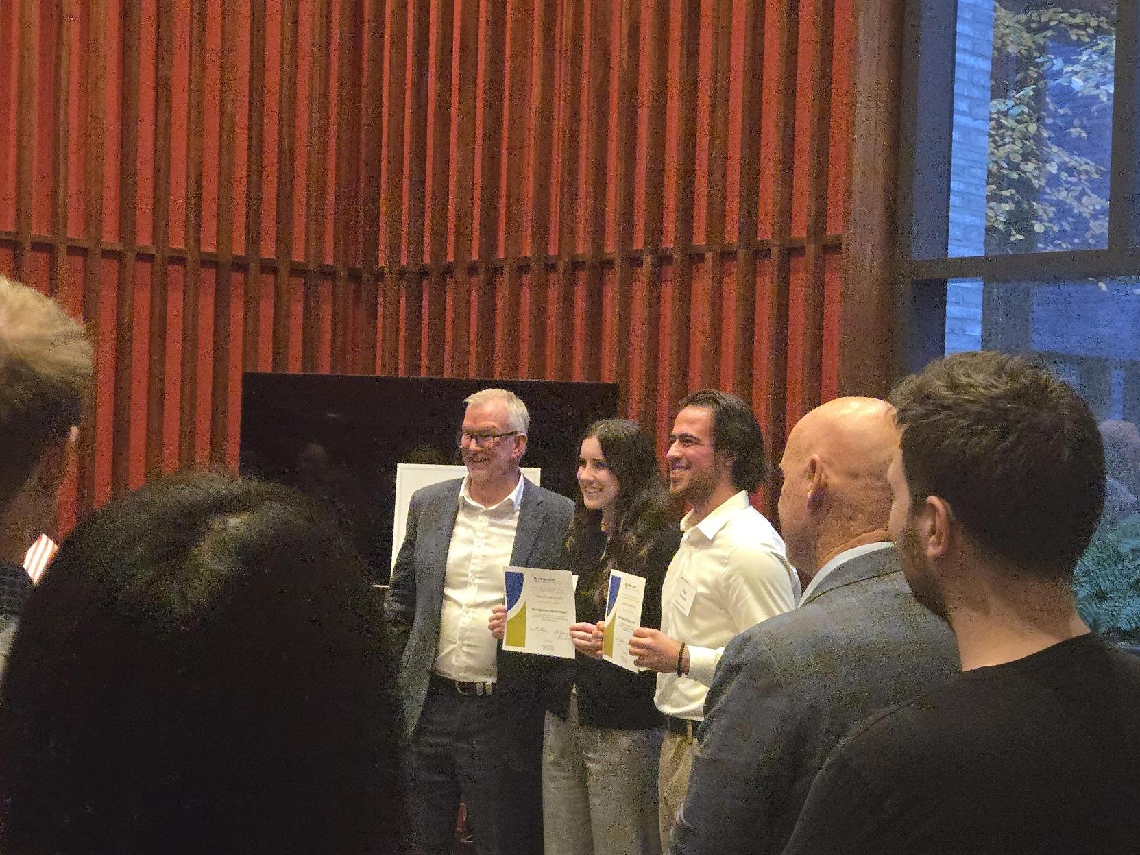 Congrats to Ben and Elizabeth for Winning Andlinger Day Poster Contest!