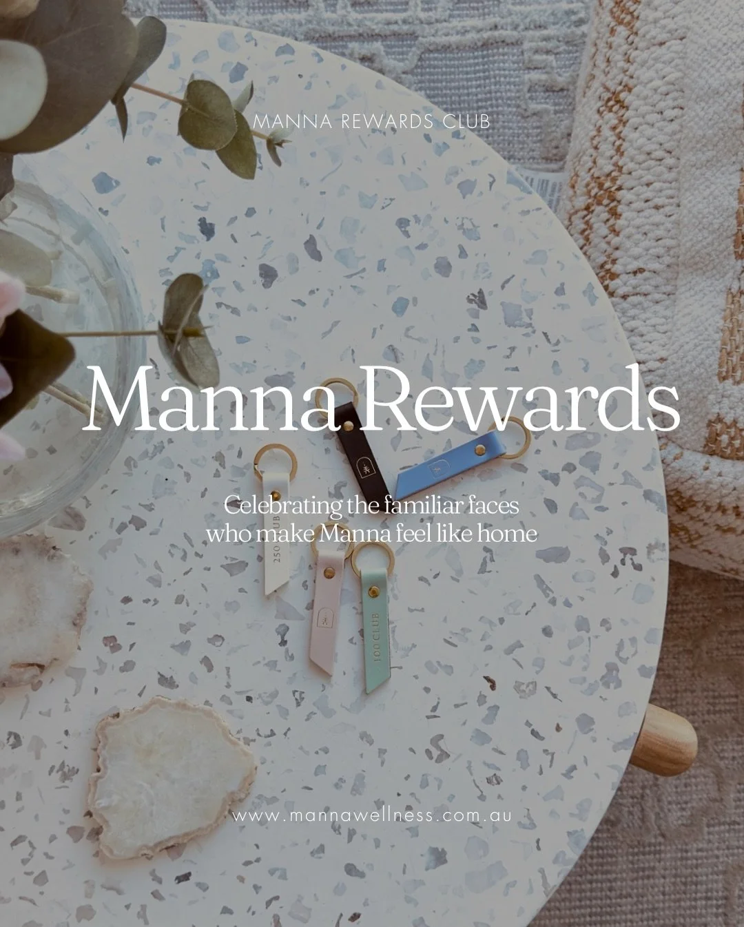 ✨ It&rsquo;s here ✨

Something we have been dreaming up for a long time&hellip; and we&rsquo;re so excited to finally share it with you&hellip; Introducing the Manna Rewards Club 🌿

A way for us to celebrate the familiar faces who make Manna feel li