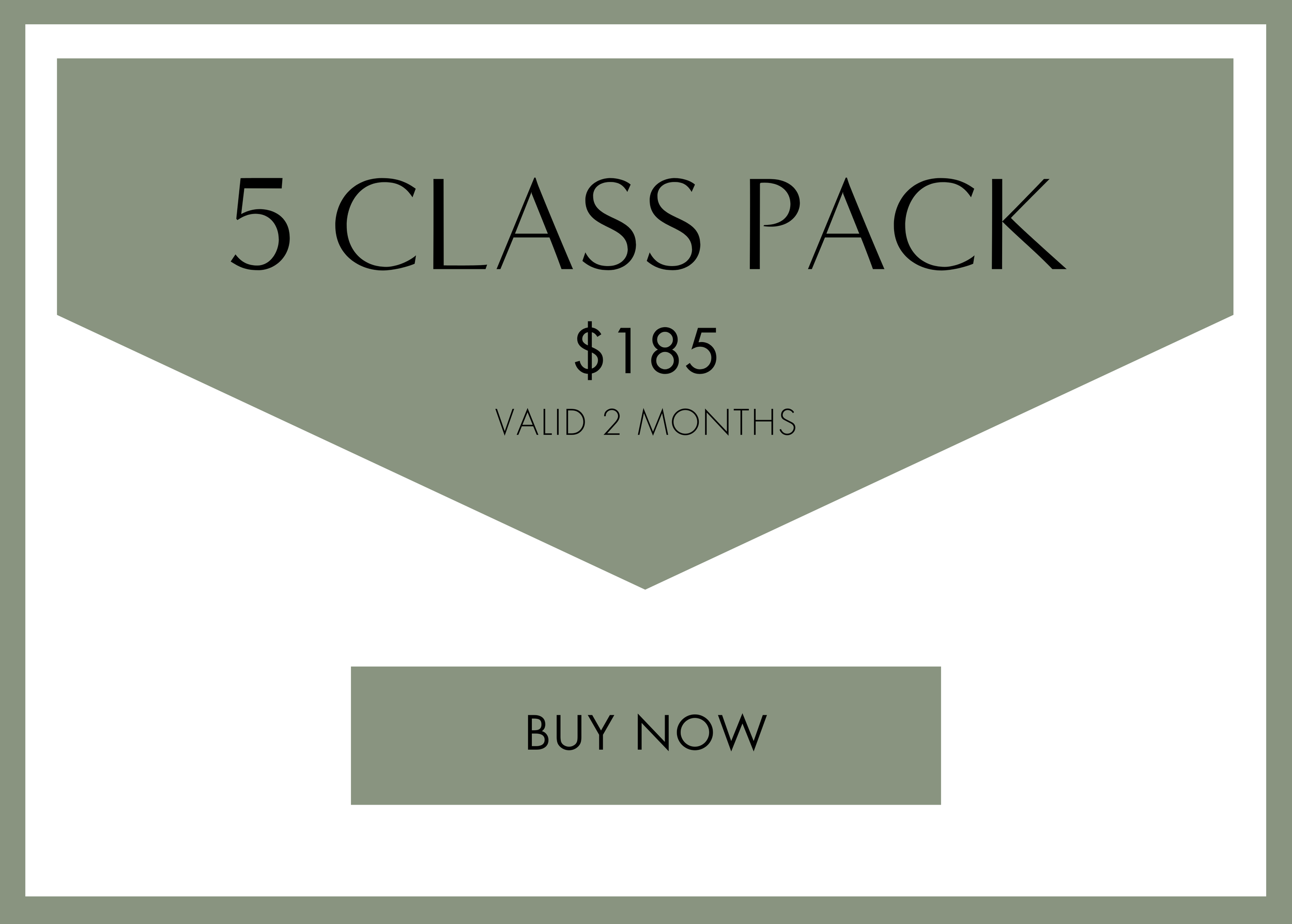 Reformer Pilates - 5 Class Pack