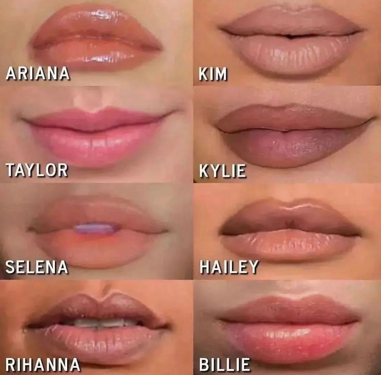 Which ones your favorite lip? Comment below 💉👄⬇️

#lipfiller #kardashians #rihanna #modaesthetica #lipfillers #filler