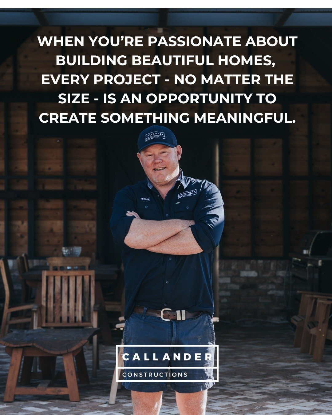Because every Callander Constructions' build - from the smallest renovation project, to a full-scale restoration -  is a chance to create something special &hearts;️