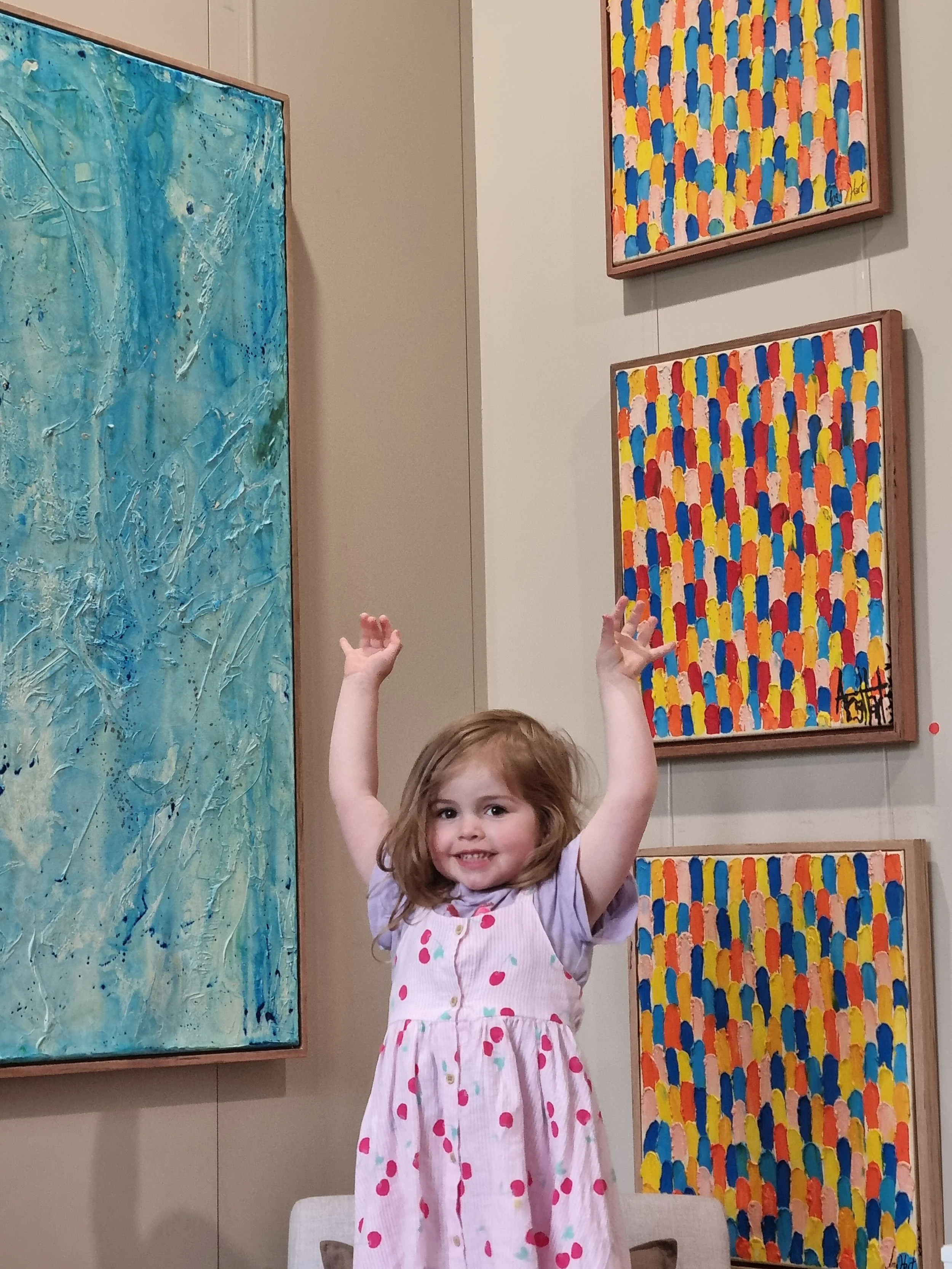 Small Rocks, Big Joy : Mackenzie spent an afternoon painting rocks as part of the wonderful Hilltops Rocks community