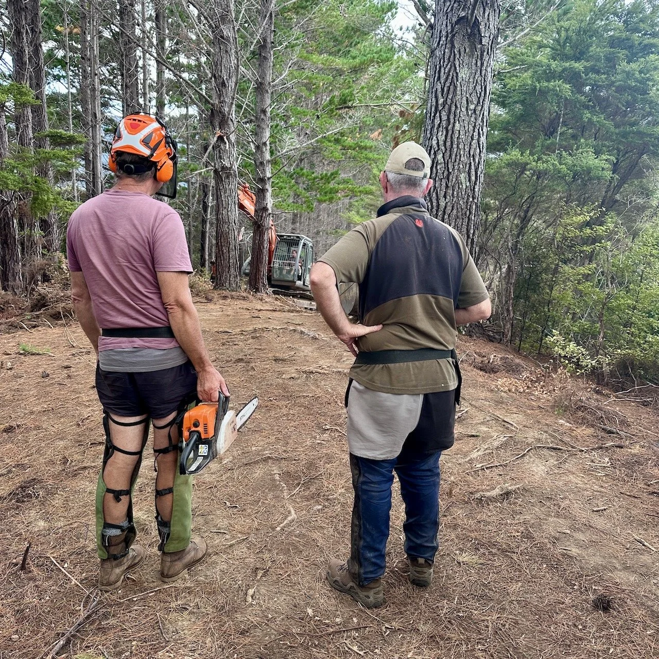 Peter and Andrew ready for action