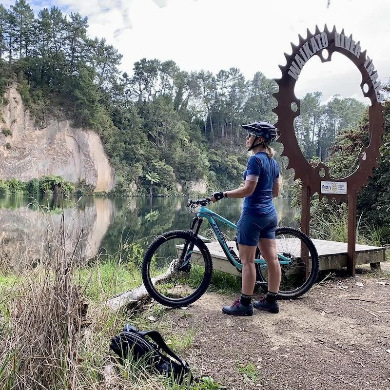 Sharon Evans, MTB, Waikato River Trail
