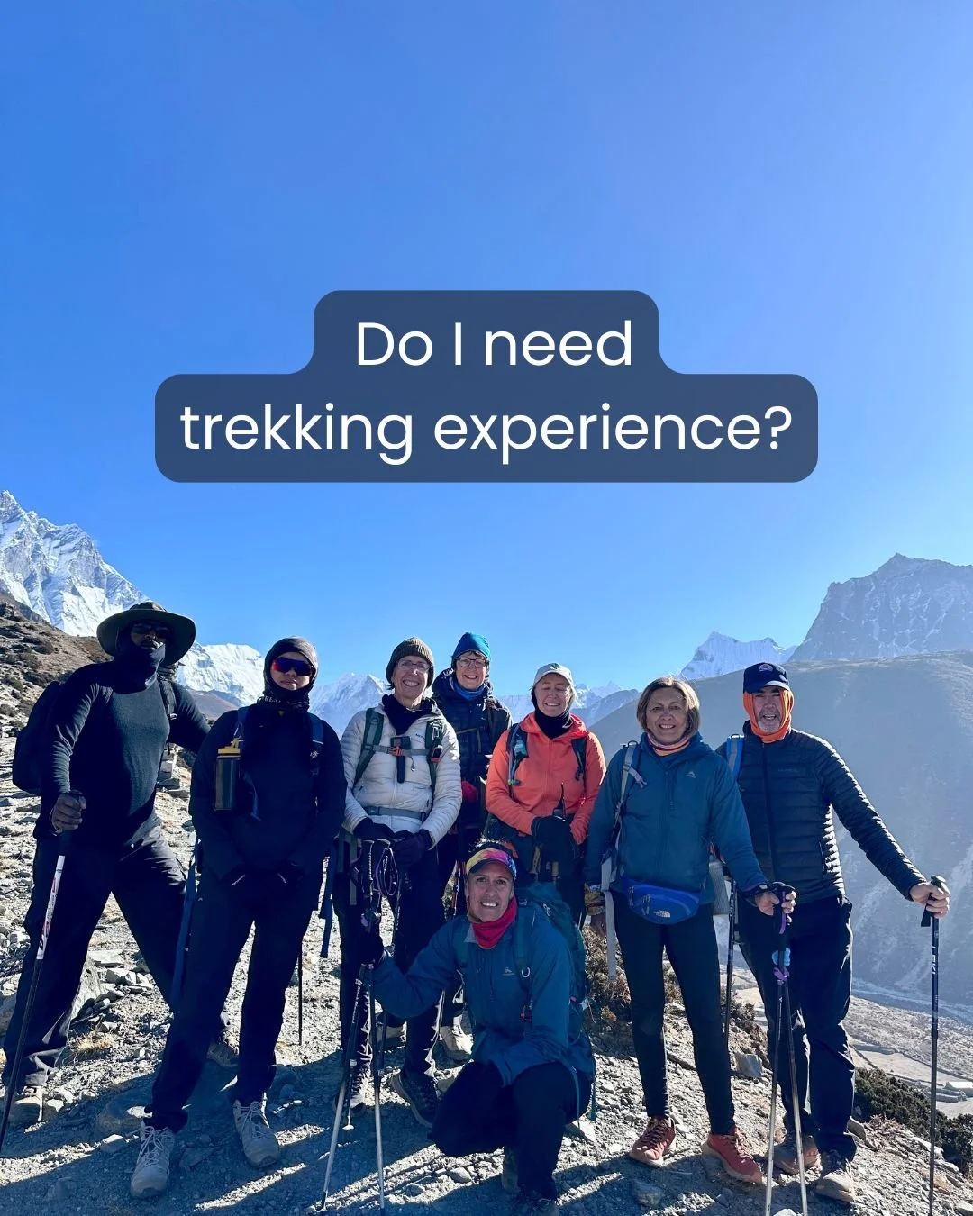 Worried about keeping up? Small groups + supportive pace = anyone curious can enjoy Nepal. Comment &lsquo;Nepal&rsquo; for more info on my boutique tours to Annapurna Base Camp (October) and Everest Base Camp (November) 
@himalayanrecreation 
@merrel