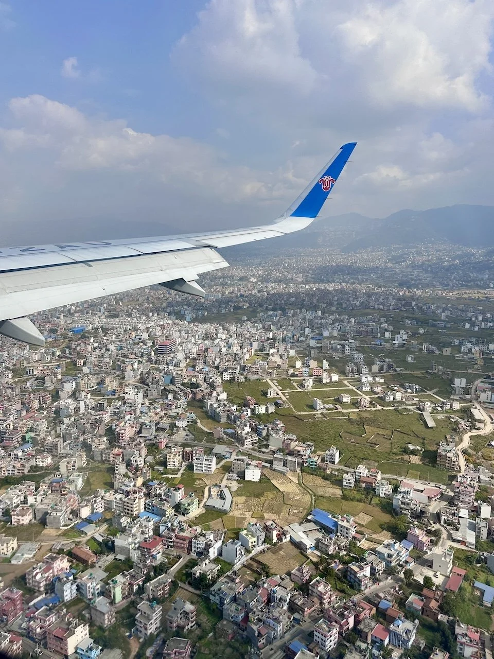 Kathmandu from the air